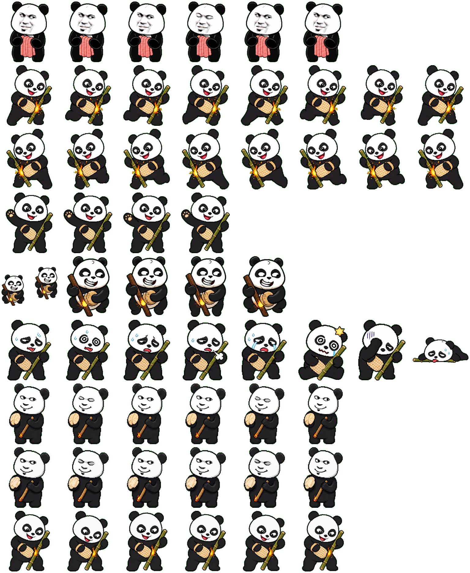 StickFrictionPanda animated desktop pet preview for Codex Pet