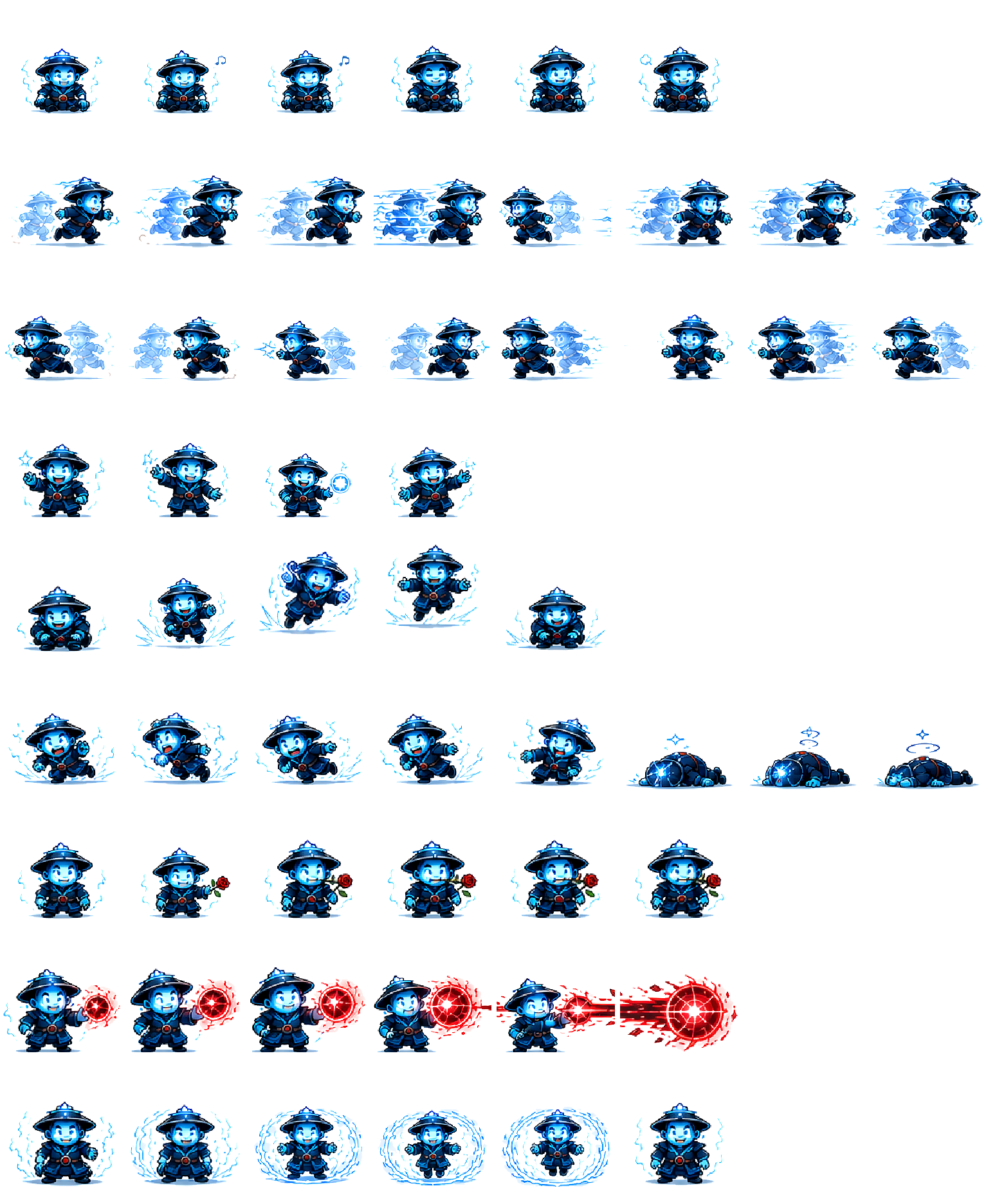 Storm Spirit v1 spritesheet preview