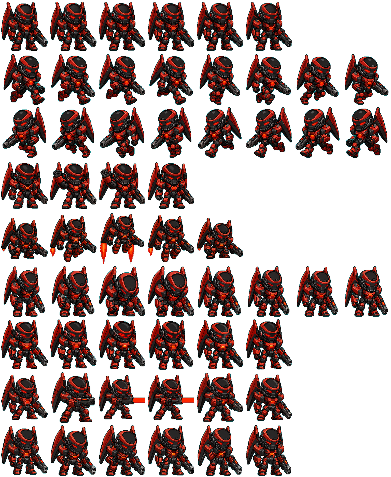 STORM // GRAYCRAFT4 spritesheet preview
