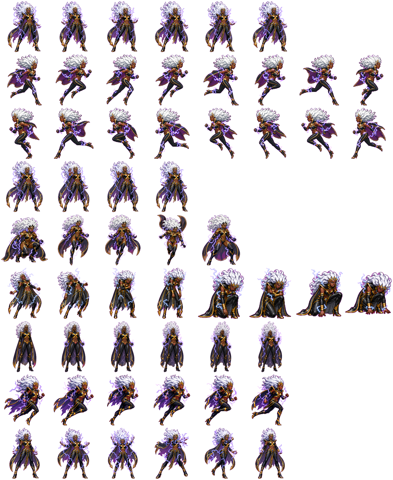 StormQueen spritesheet preview