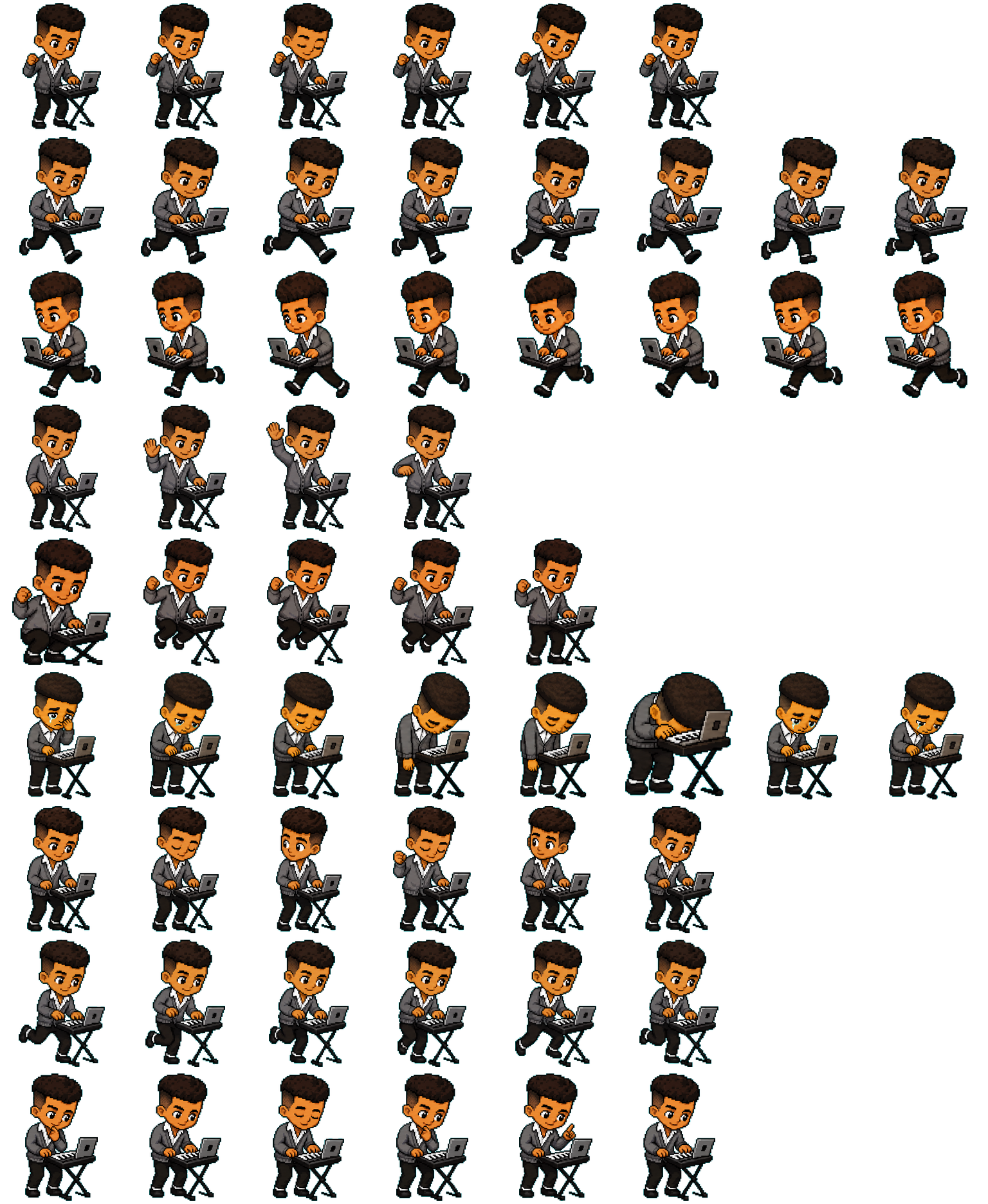 Stromae spritesheet preview