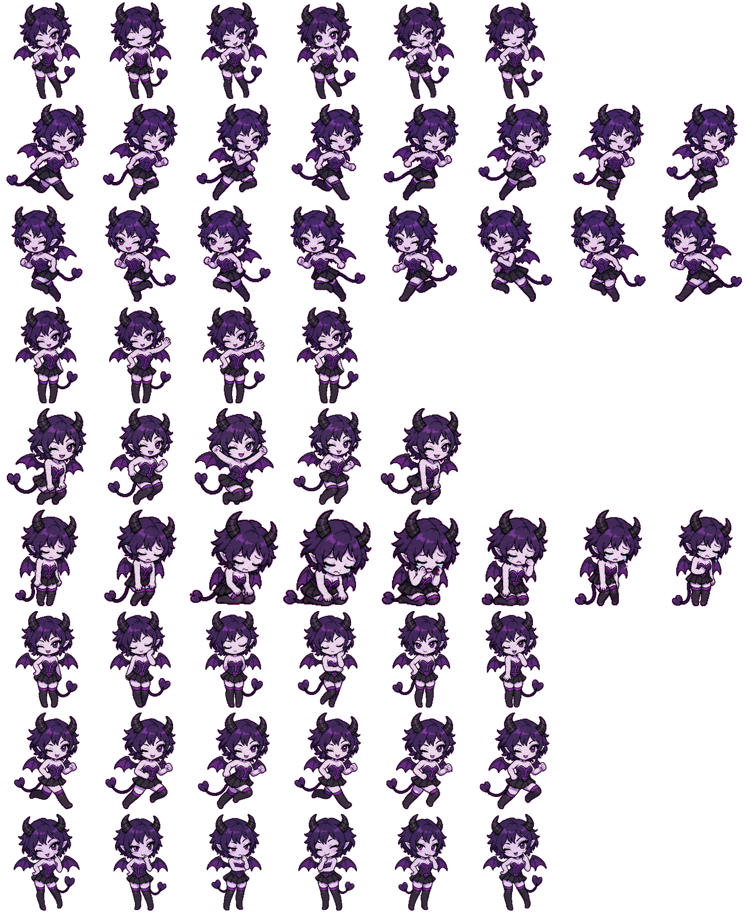 Succubat spritesheet preview
