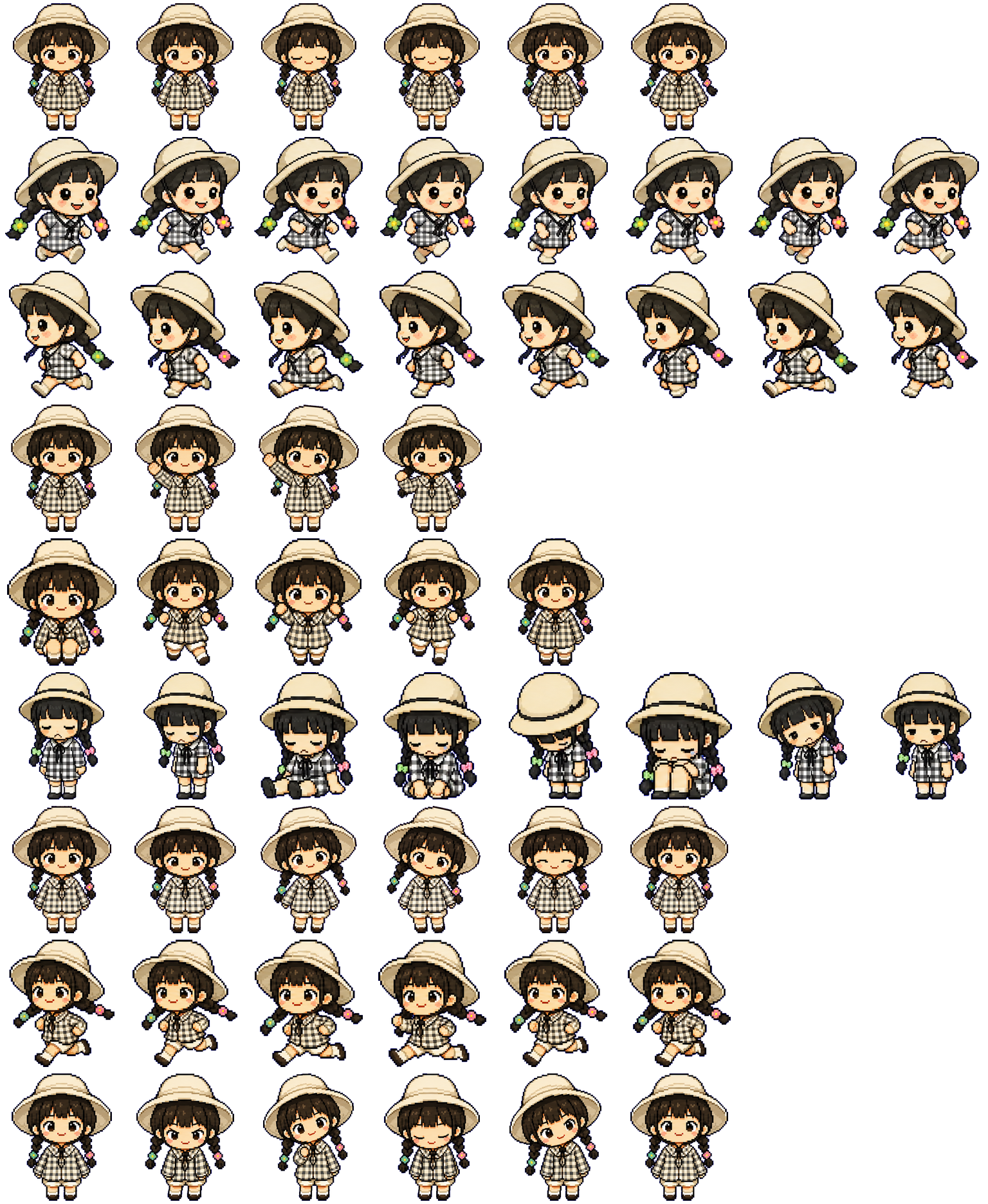 Sunny spritesheet preview