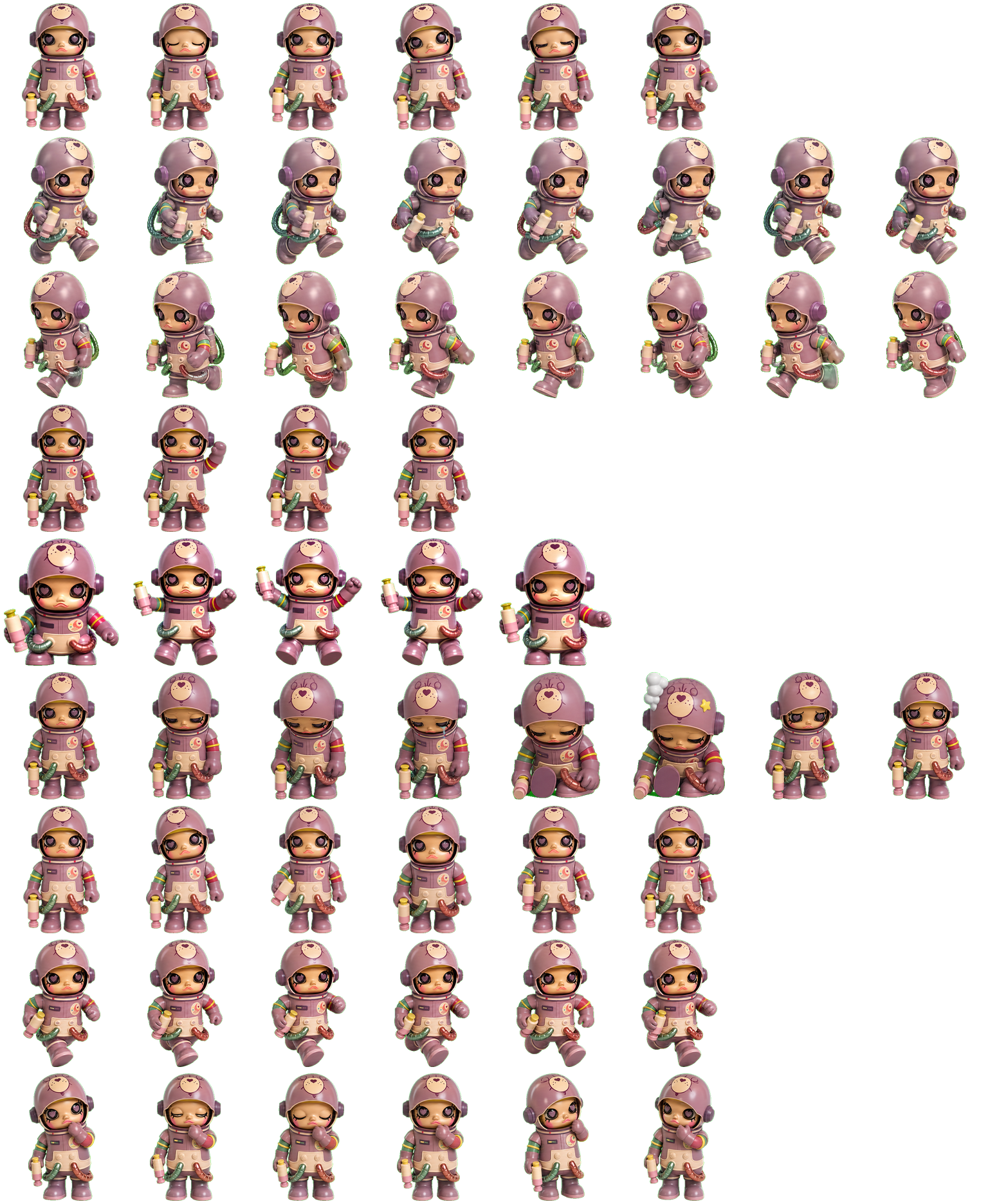 Sweet Dreams Bear spritesheet preview