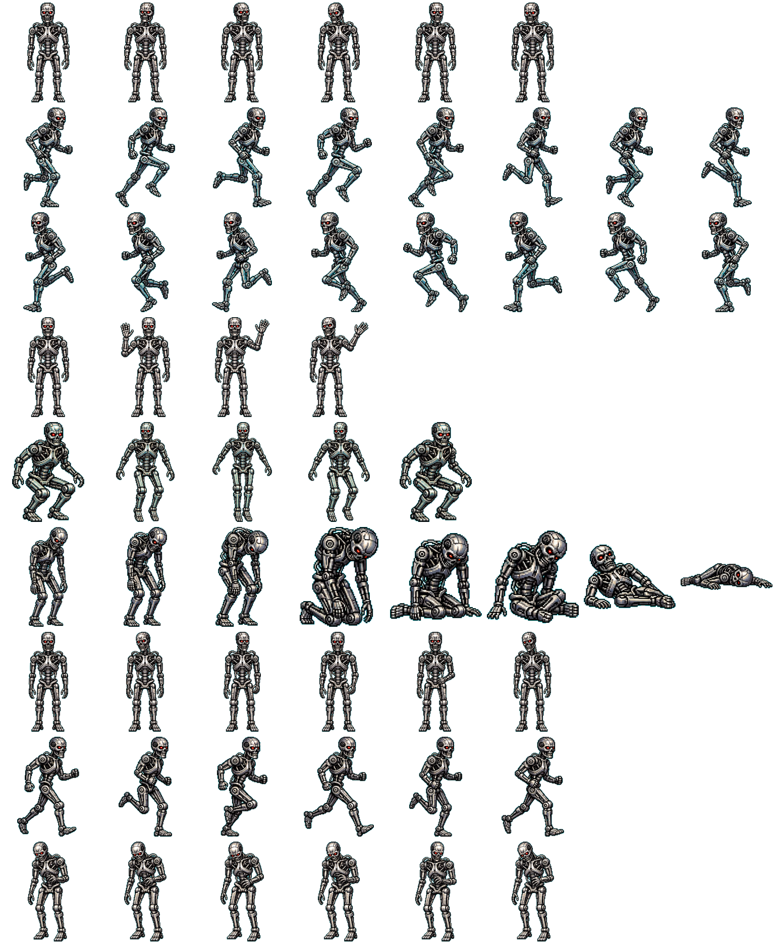 T800 Endo spritesheet preview