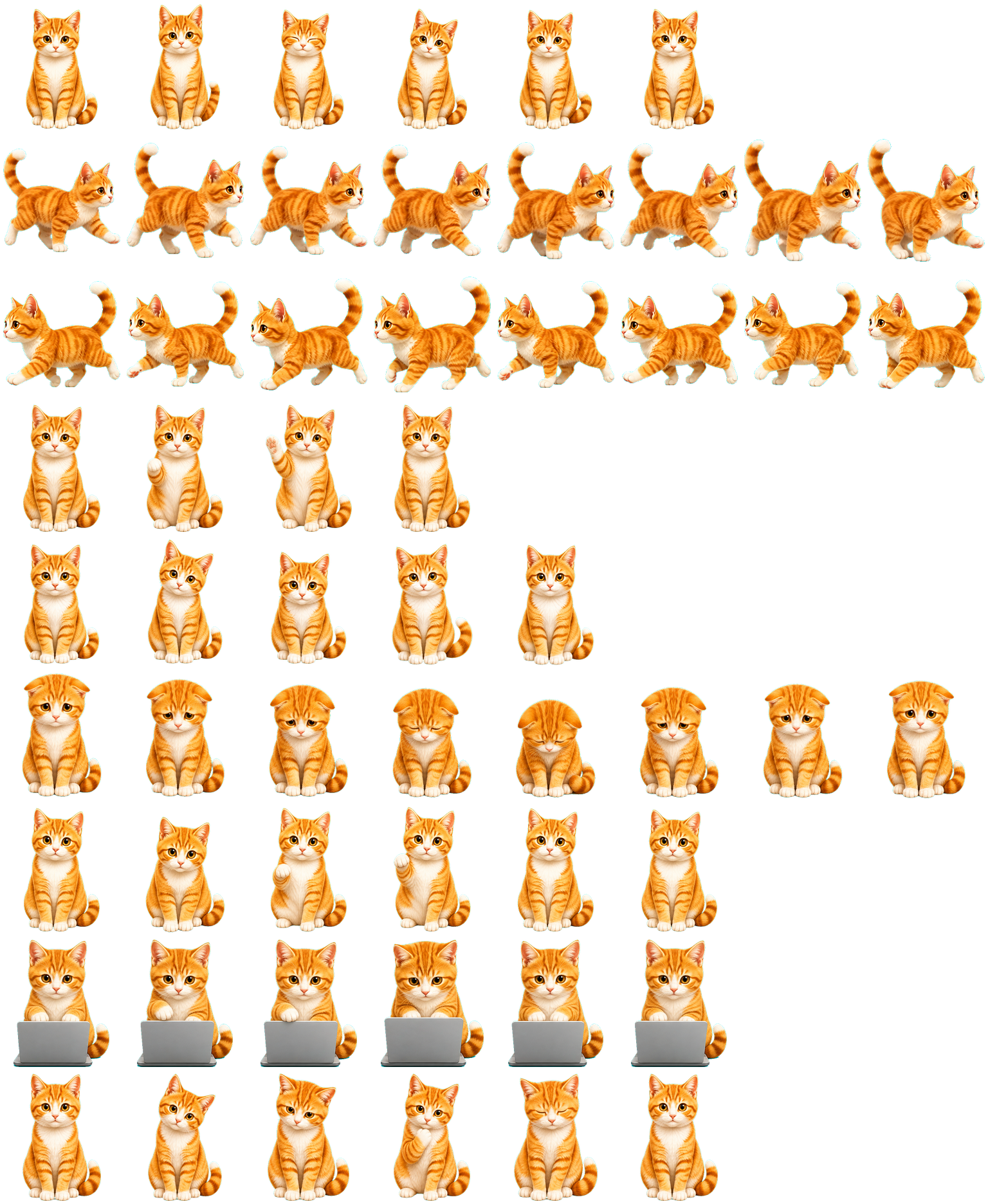 Tabby animated desktop pet preview for Codex Pet