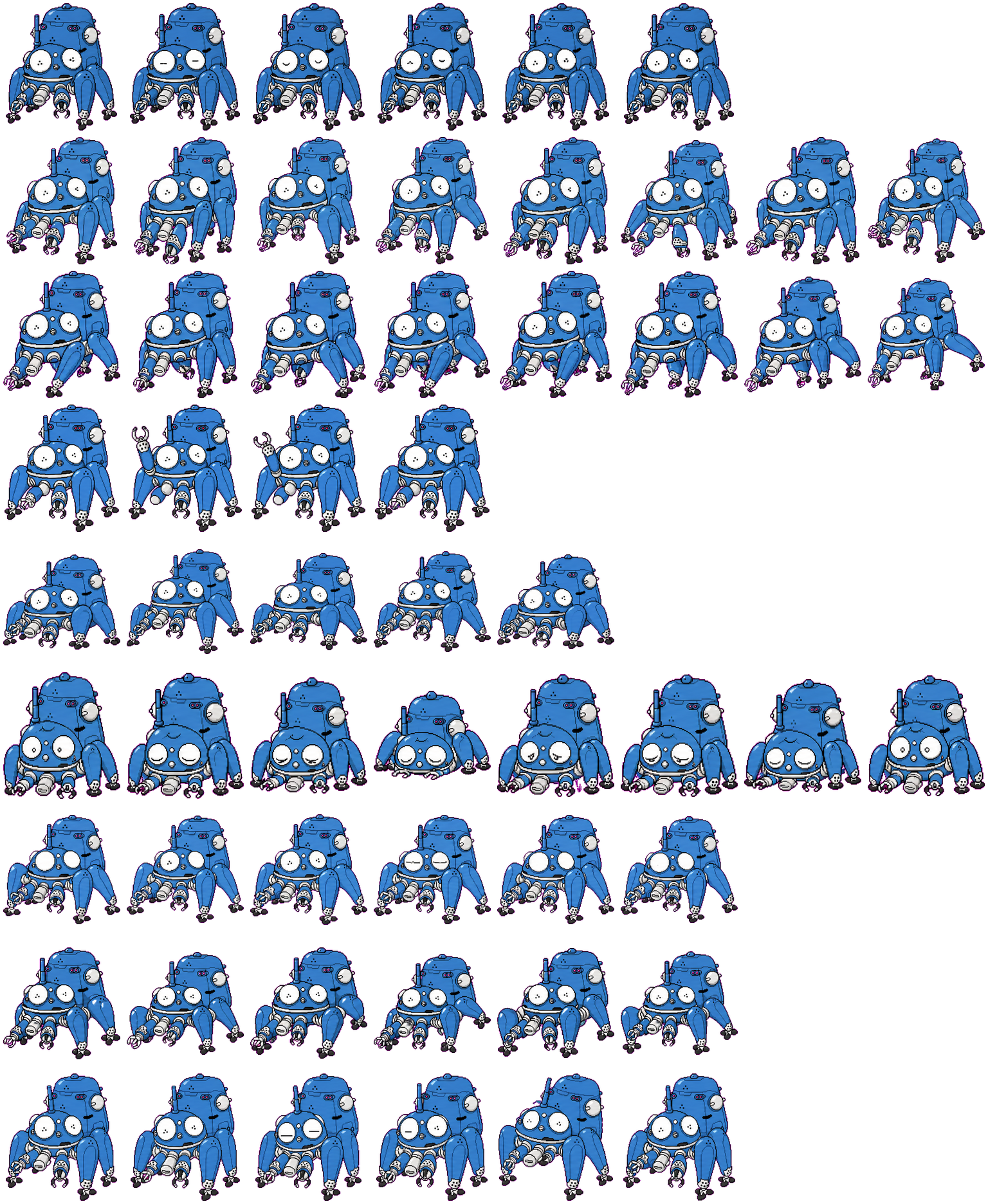 Tachikoma spritesheet preview