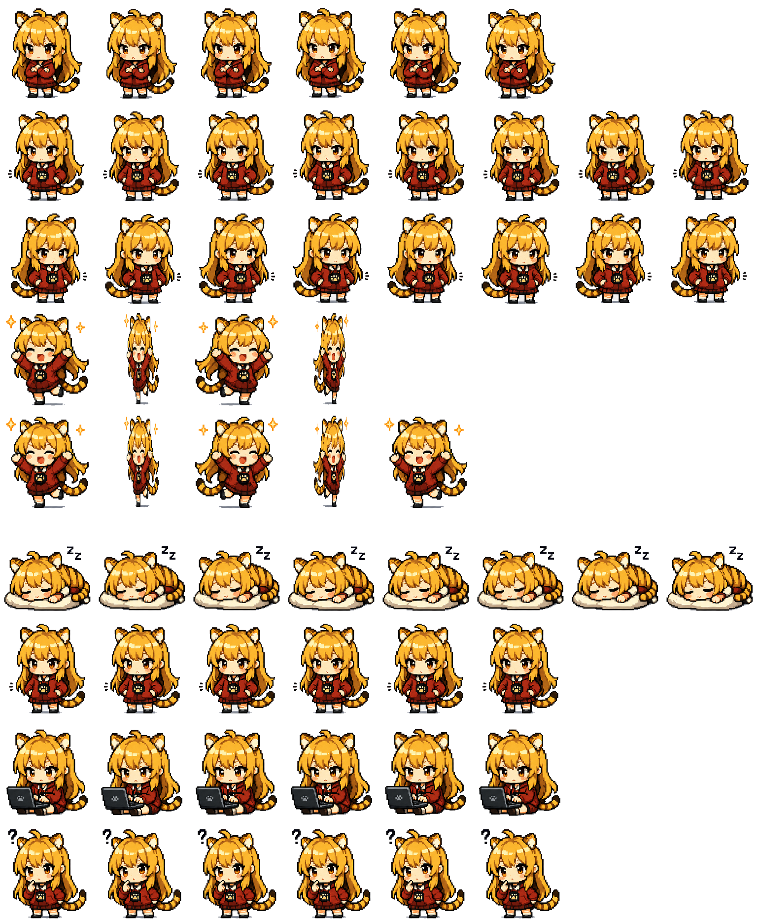Taiga animated desktop pet preview for Codex Pet