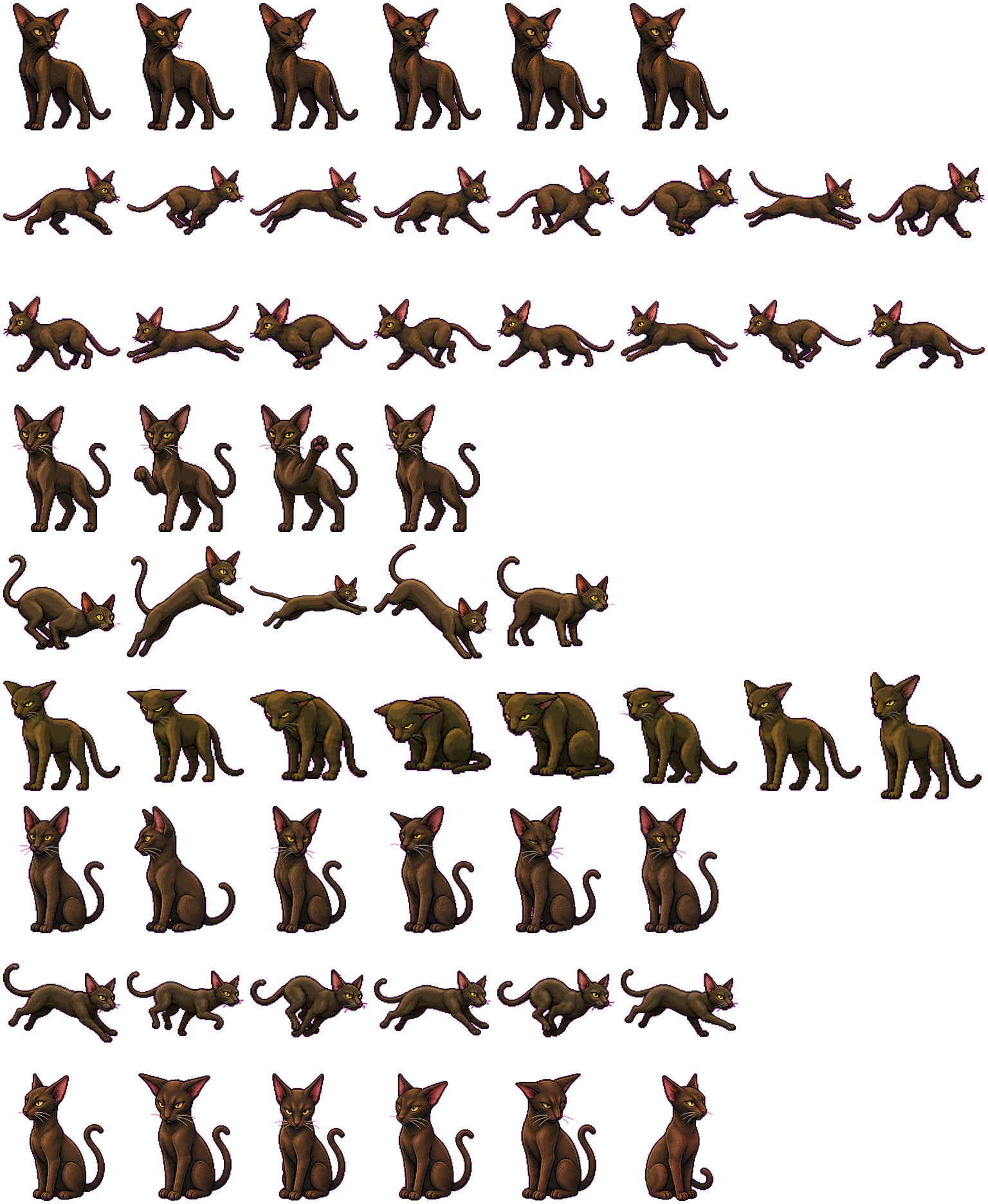 泰格 / Taige spritesheet preview