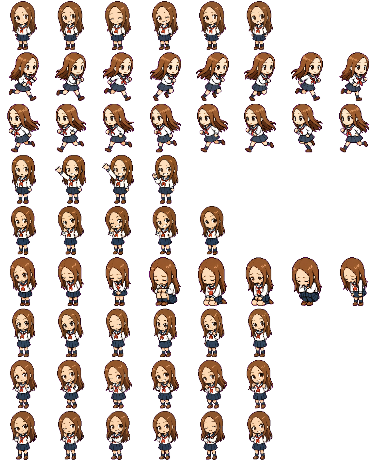 高木 spritesheet preview