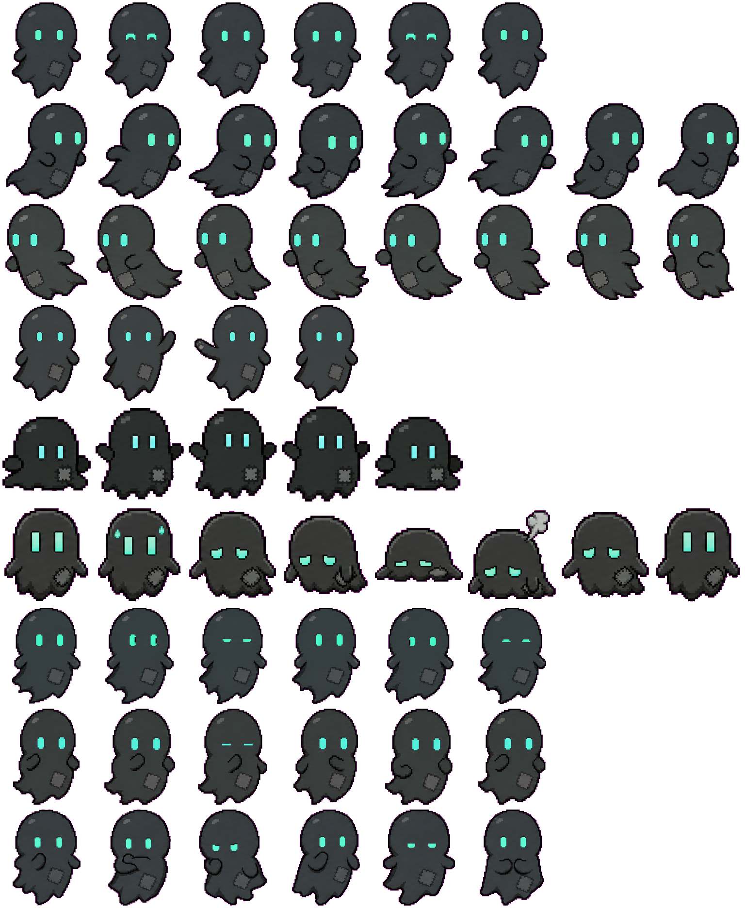 Terminal Ghost spritesheet preview
