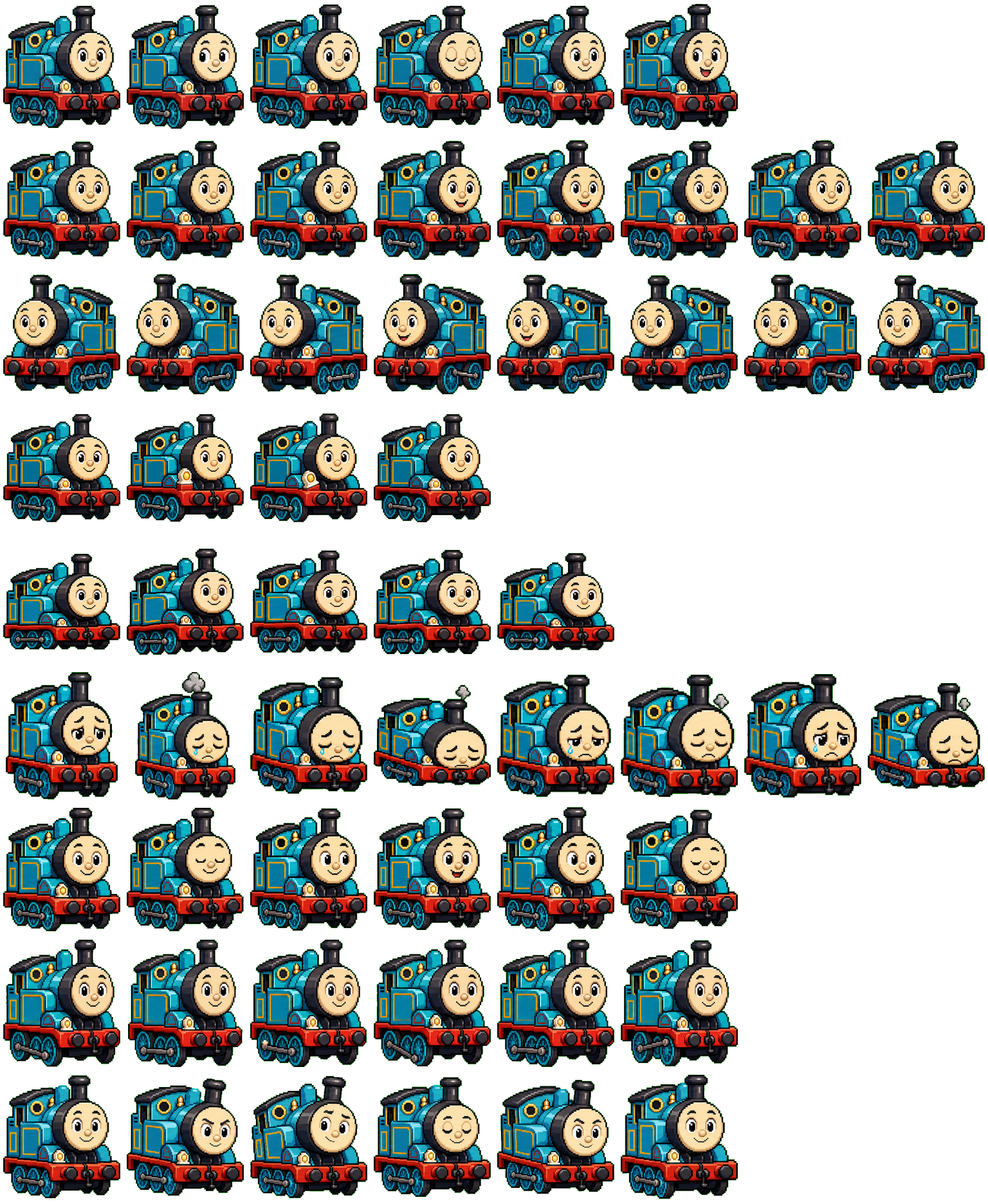 Thomas spritesheet preview