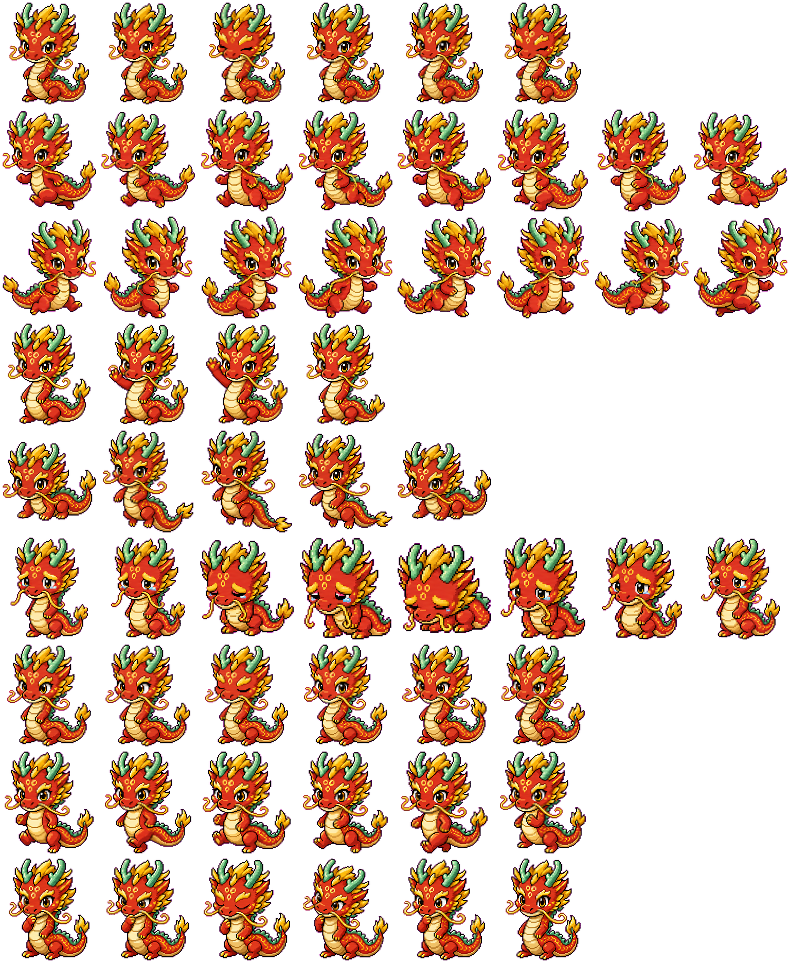 Tian Long spritesheet preview