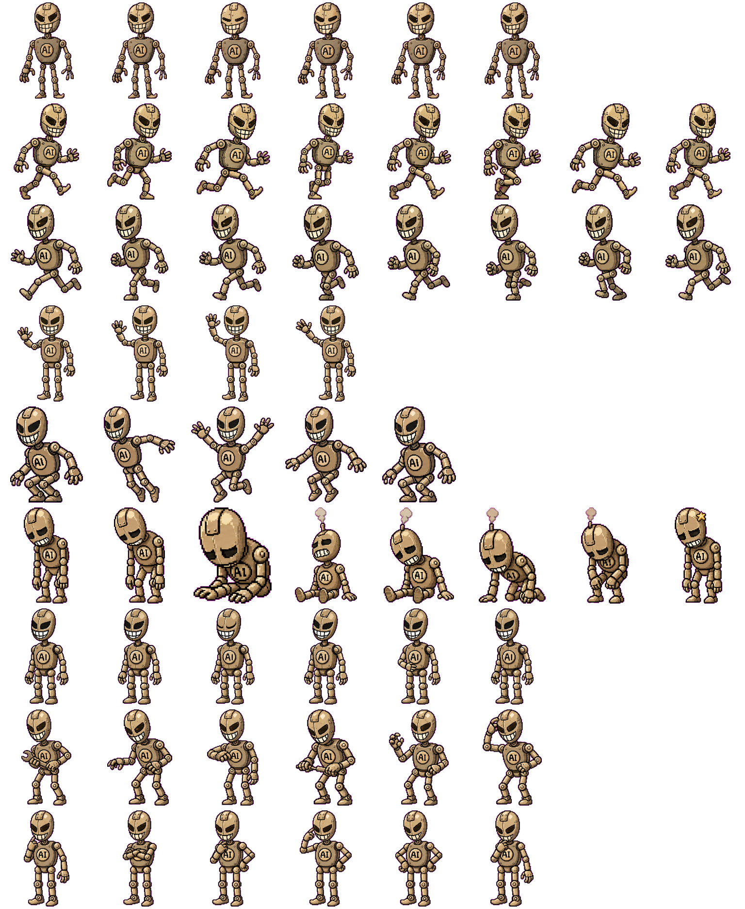 Tin Grin animated desktop pet preview for Codex Pet