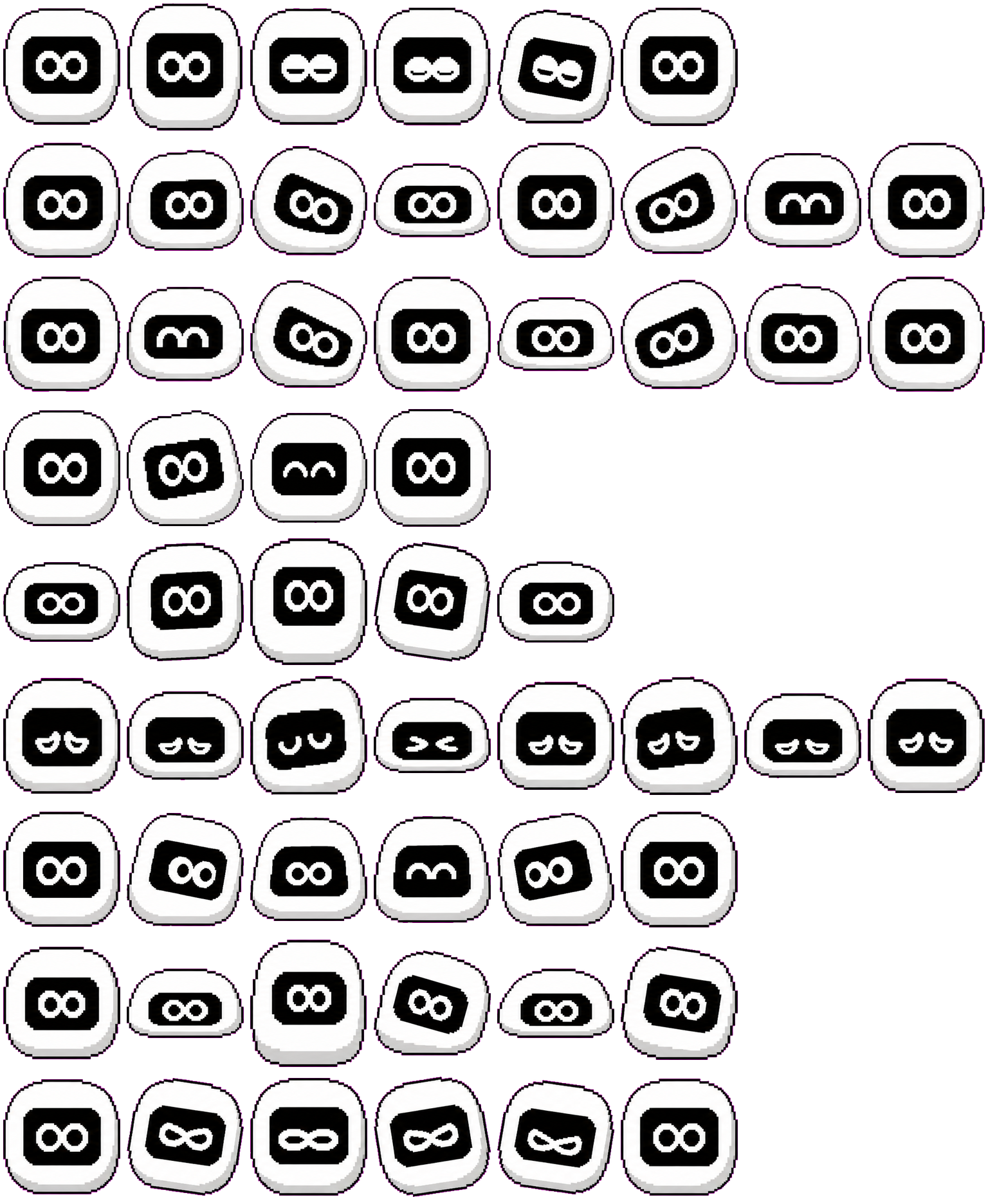 Tomori spritesheet preview
