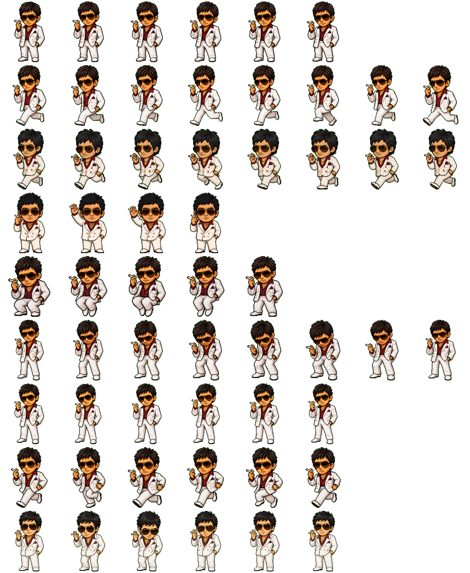 Tony spritesheet preview