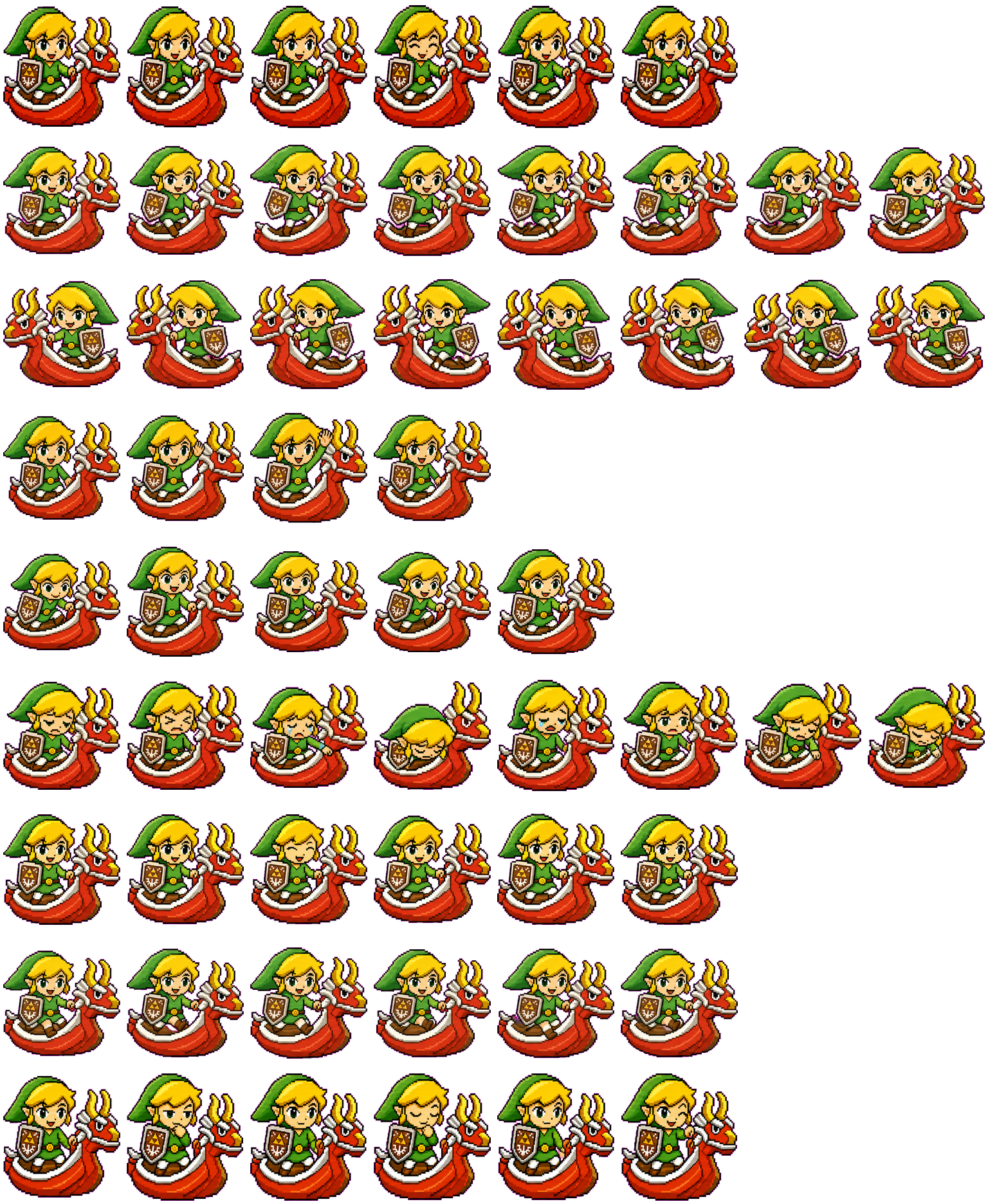 Toon Link spritesheet preview