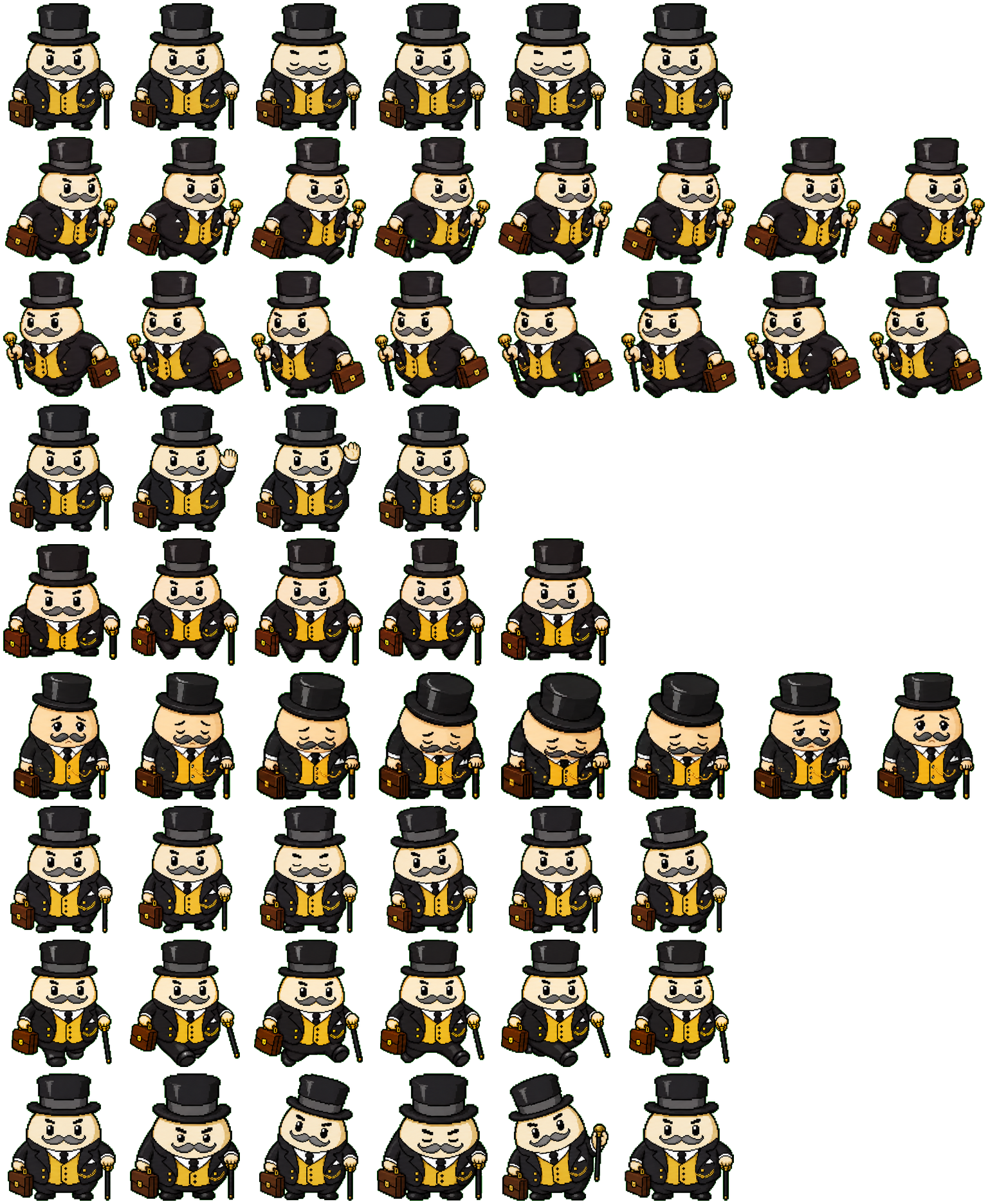 Topham spritesheet preview