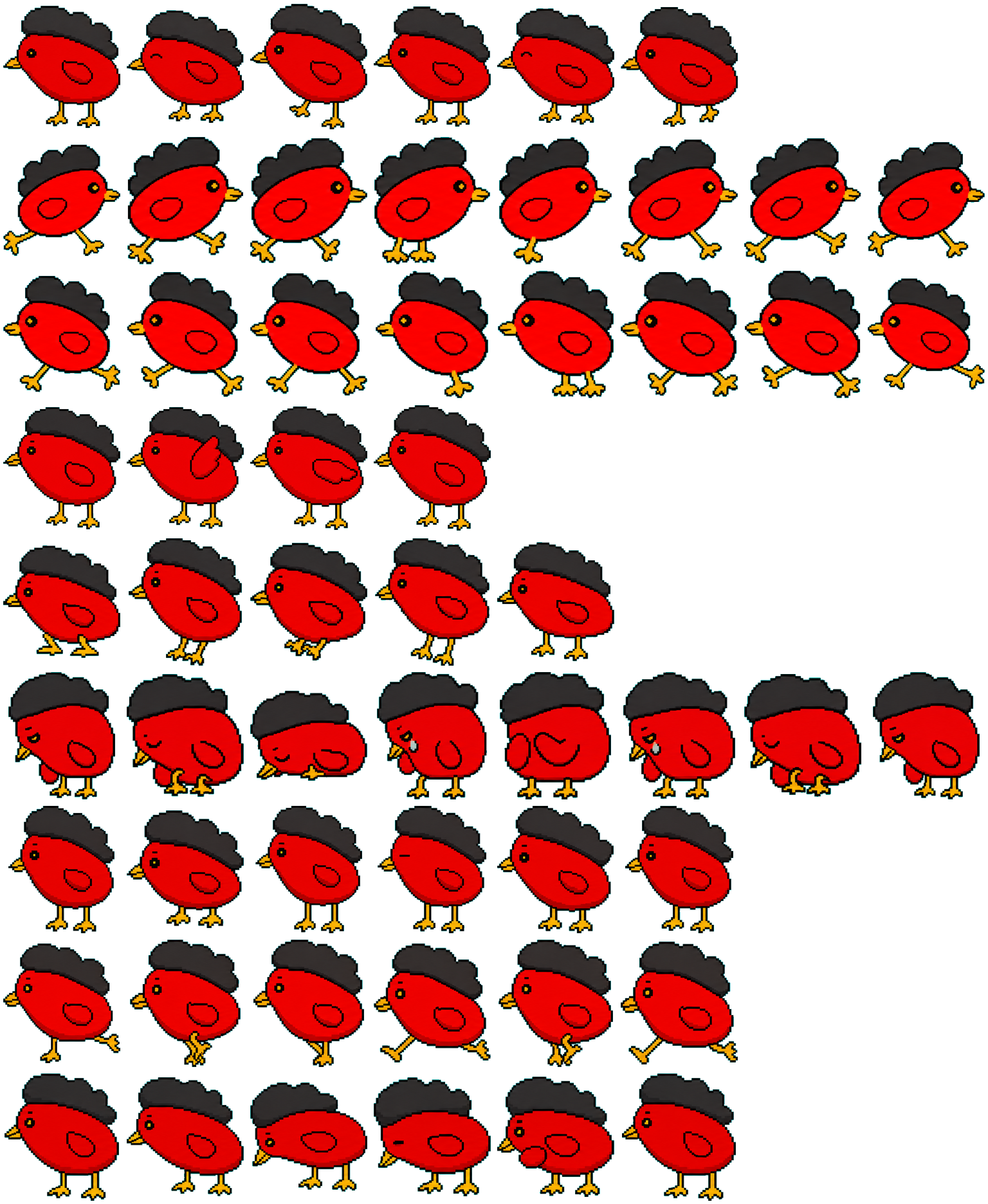 Tori spritesheet preview