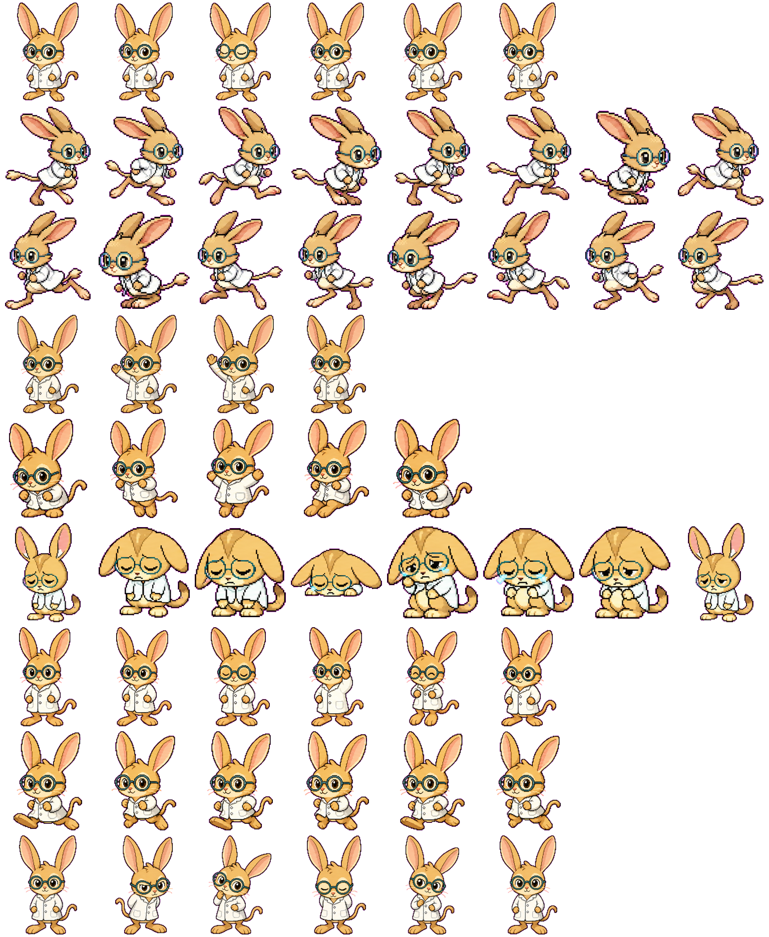Torty spritesheet preview