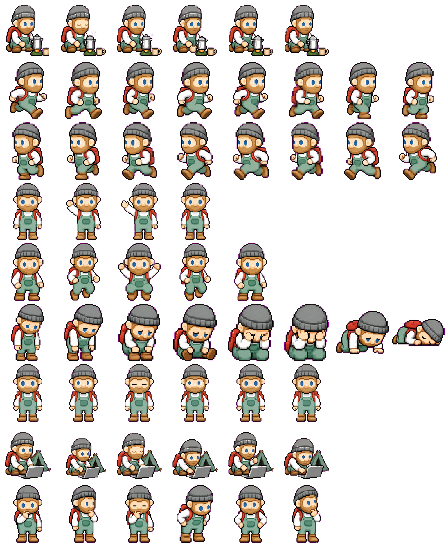 Trail Bob spritesheet preview