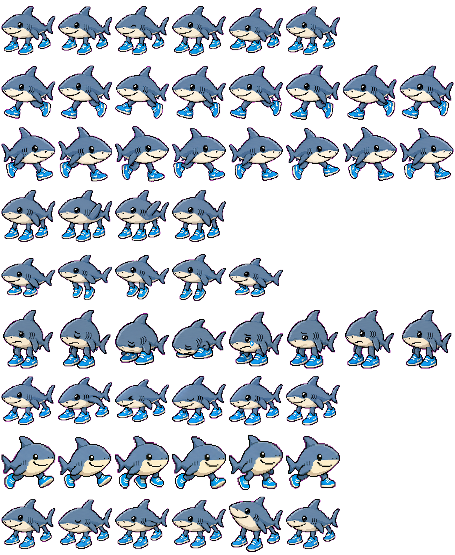 Tralala spritesheet preview