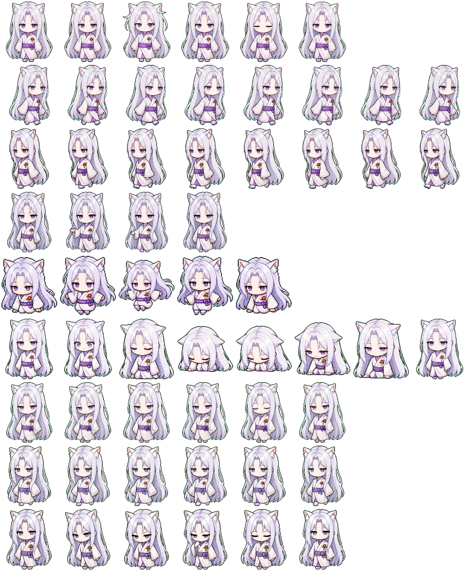 Tsubaki spritesheet preview