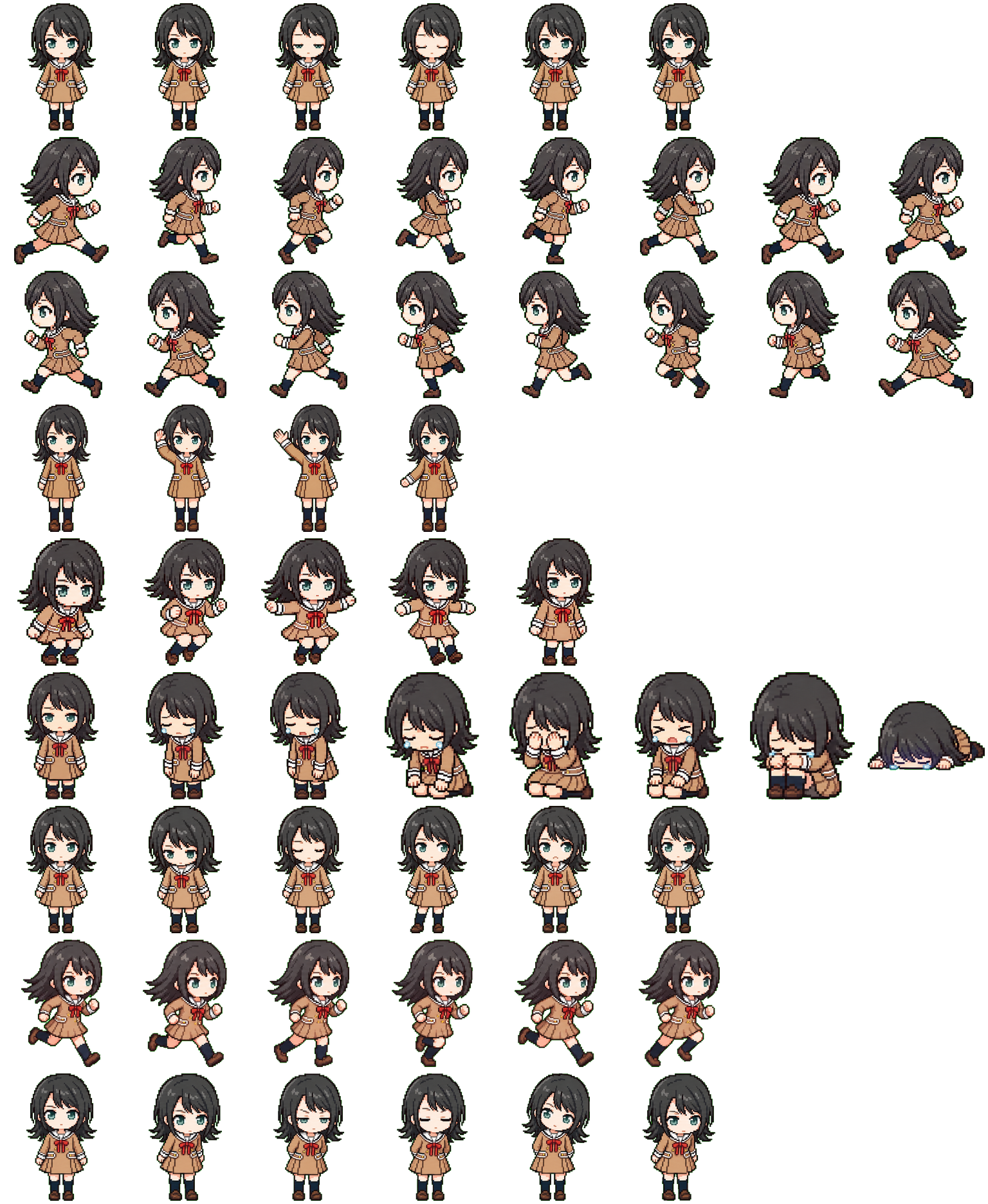 Umiri spritesheet preview