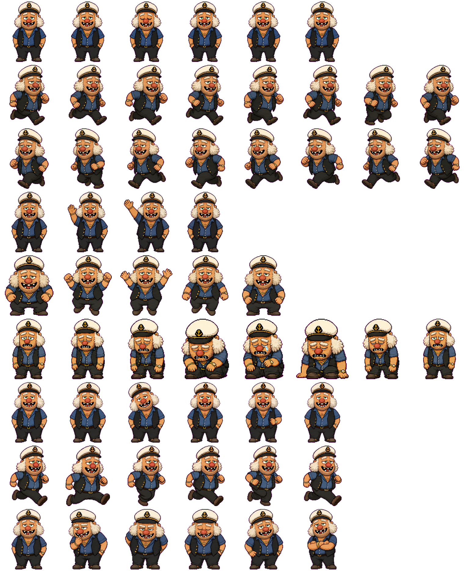 Unckle Stuart spritesheet preview