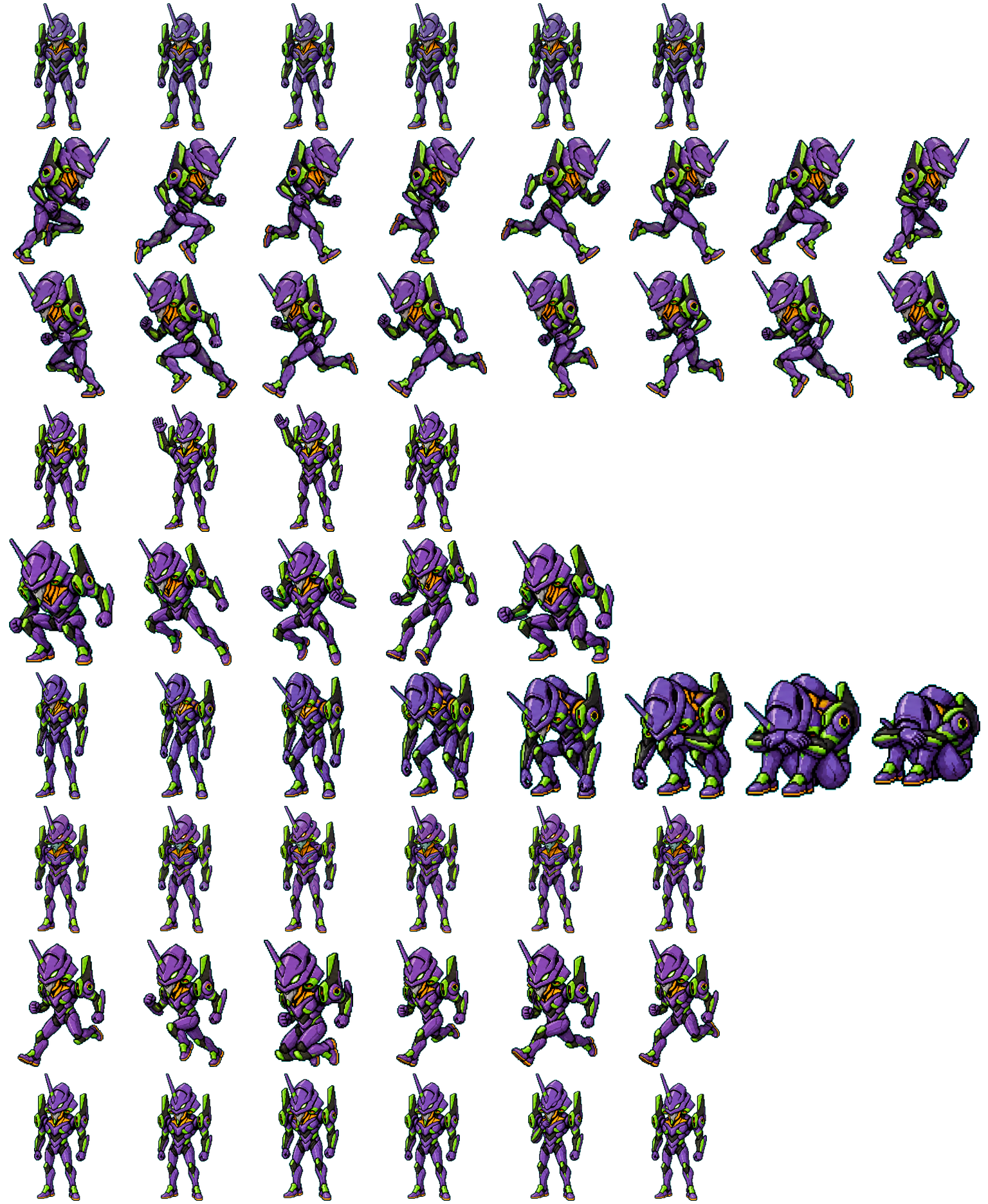 Unit-01 spritesheet preview