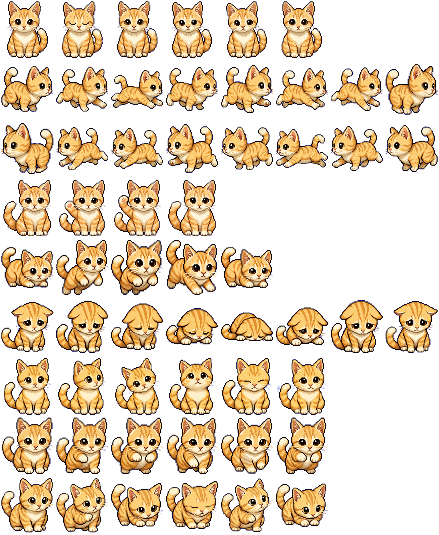 Unyil spritesheet preview