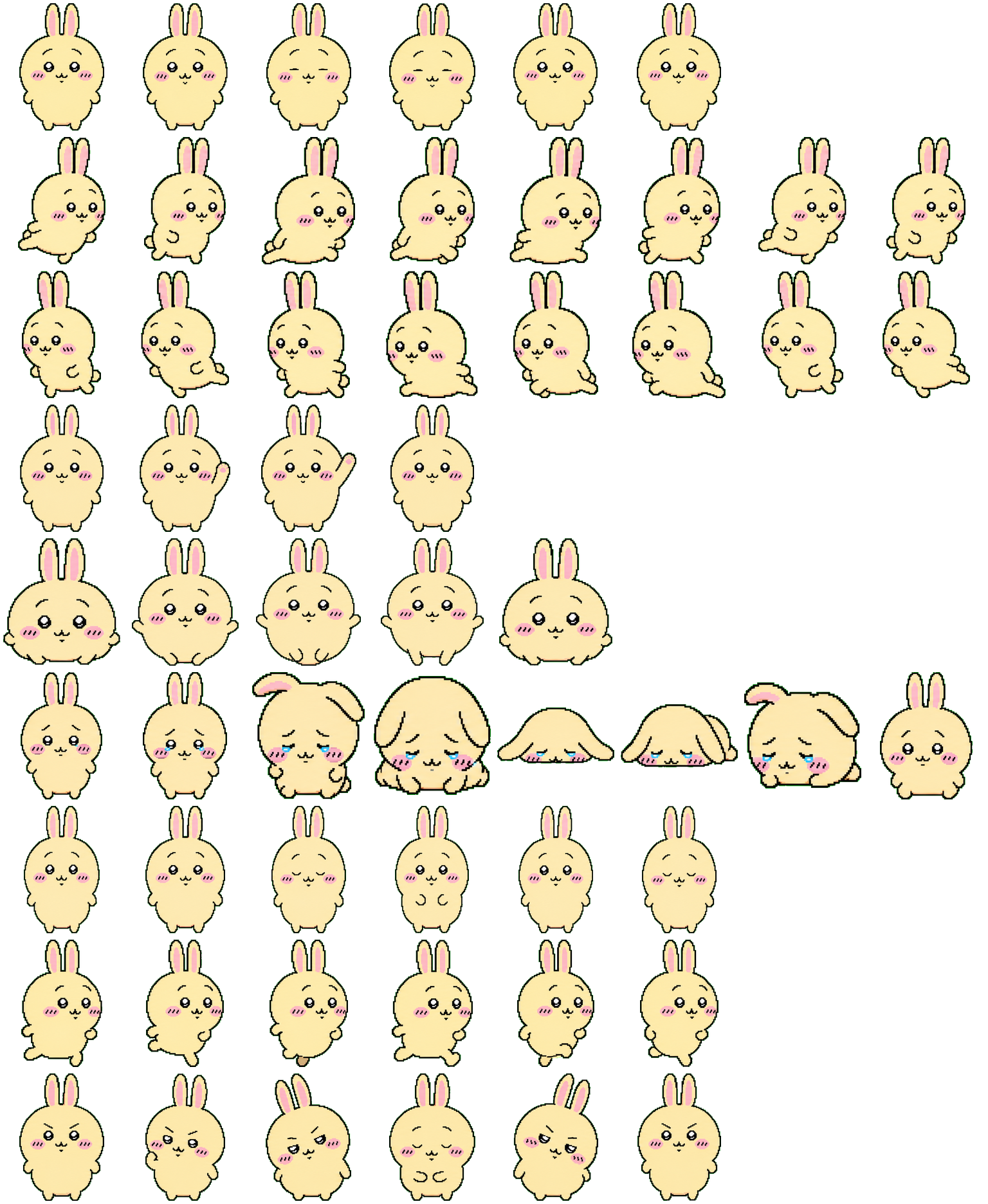 Usagi spritesheet preview
