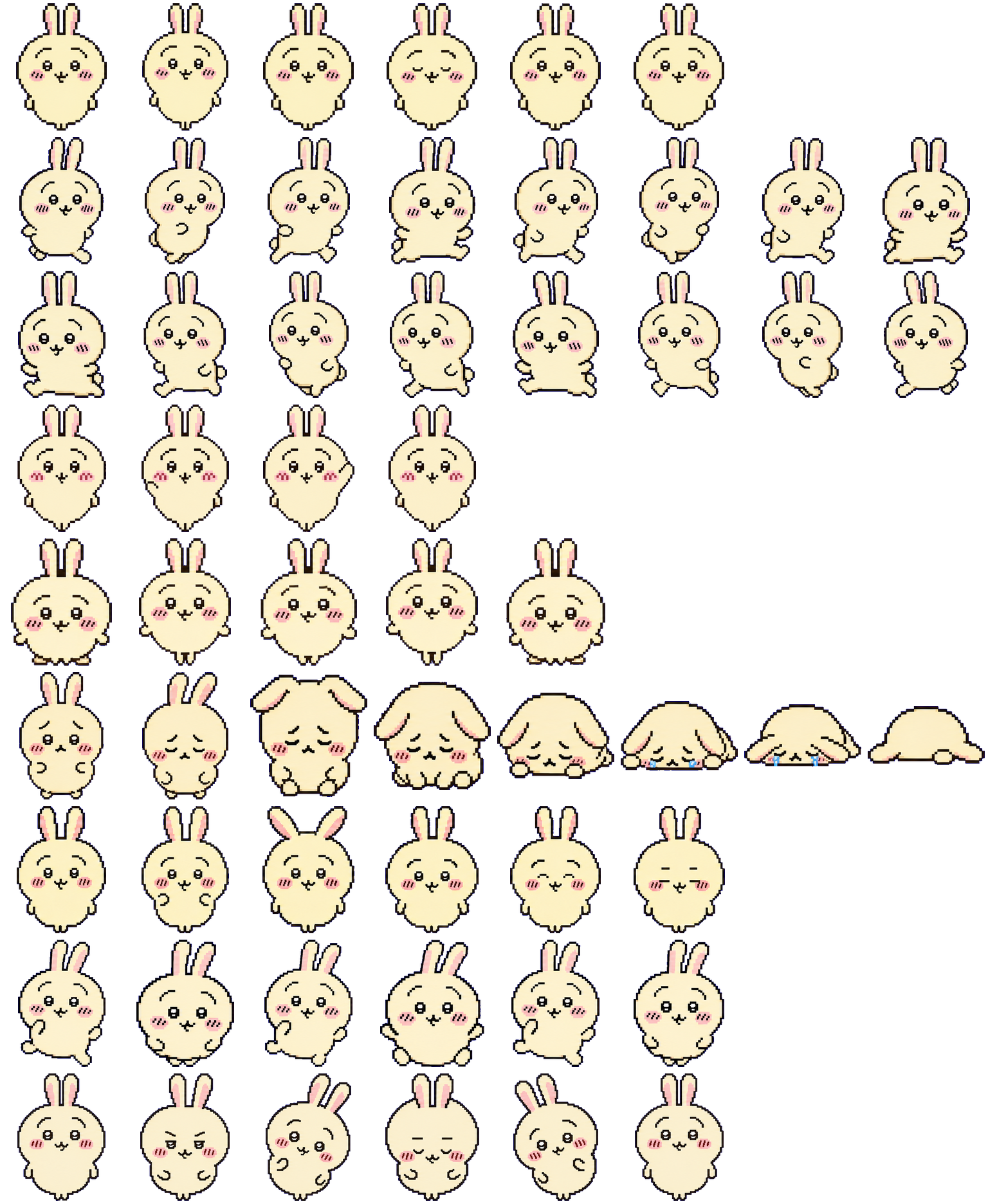 Usagi spritesheet preview