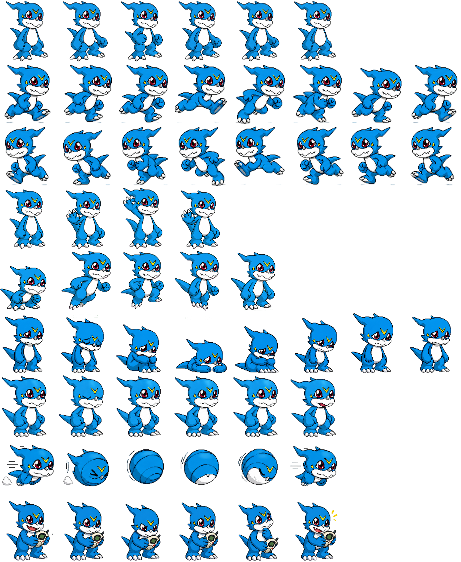 Veemom spritesheet preview