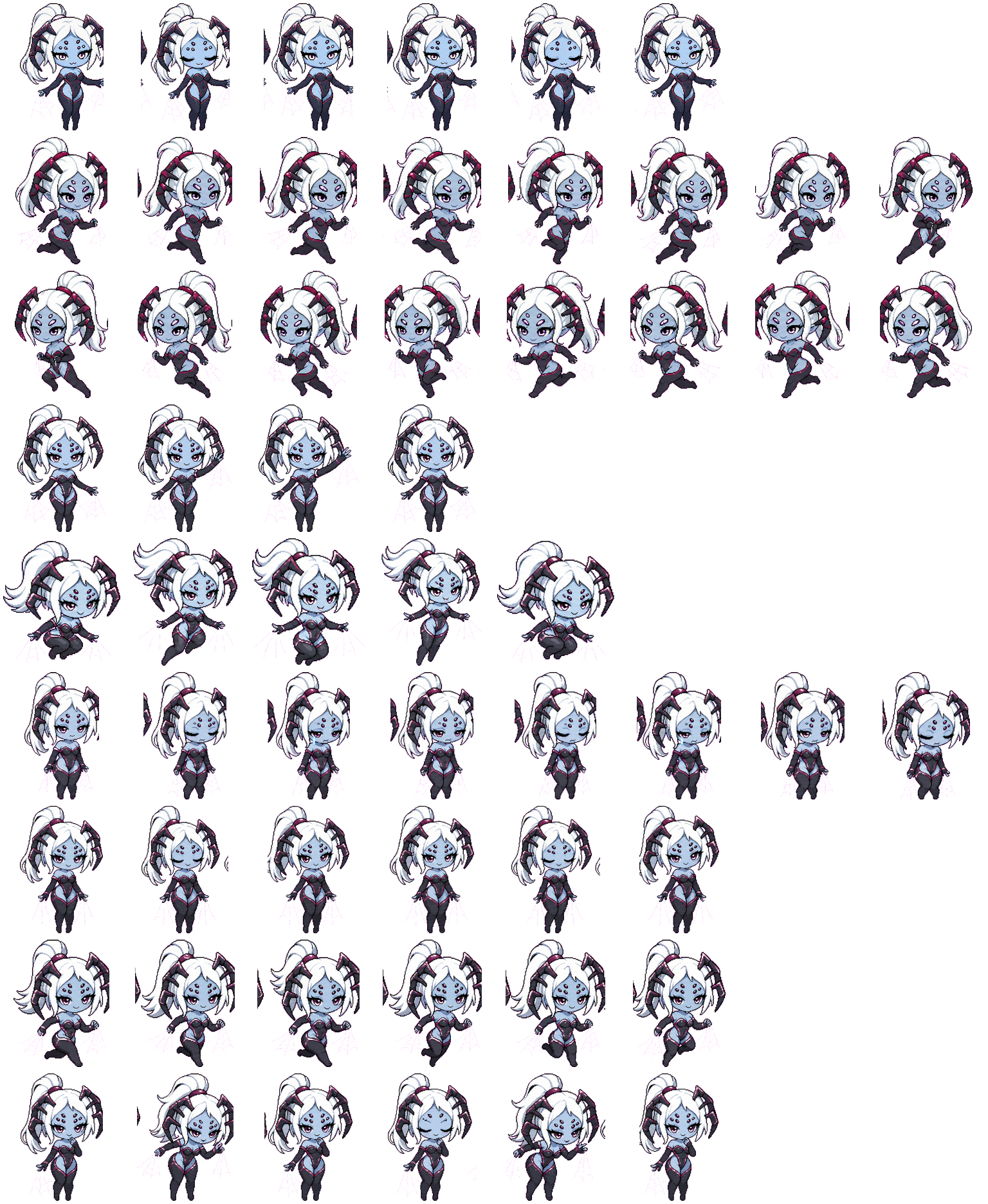 Venomiss spritesheet preview