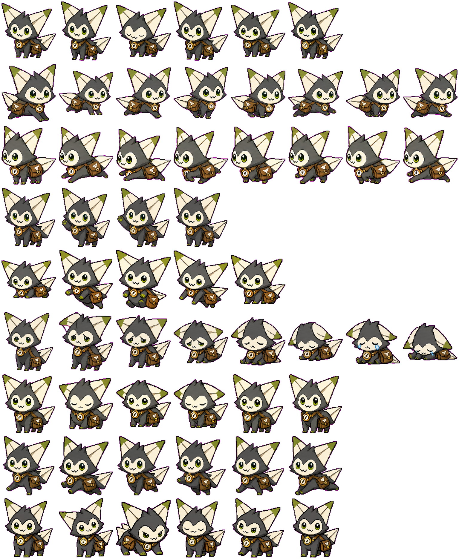 Vesper spritesheet preview