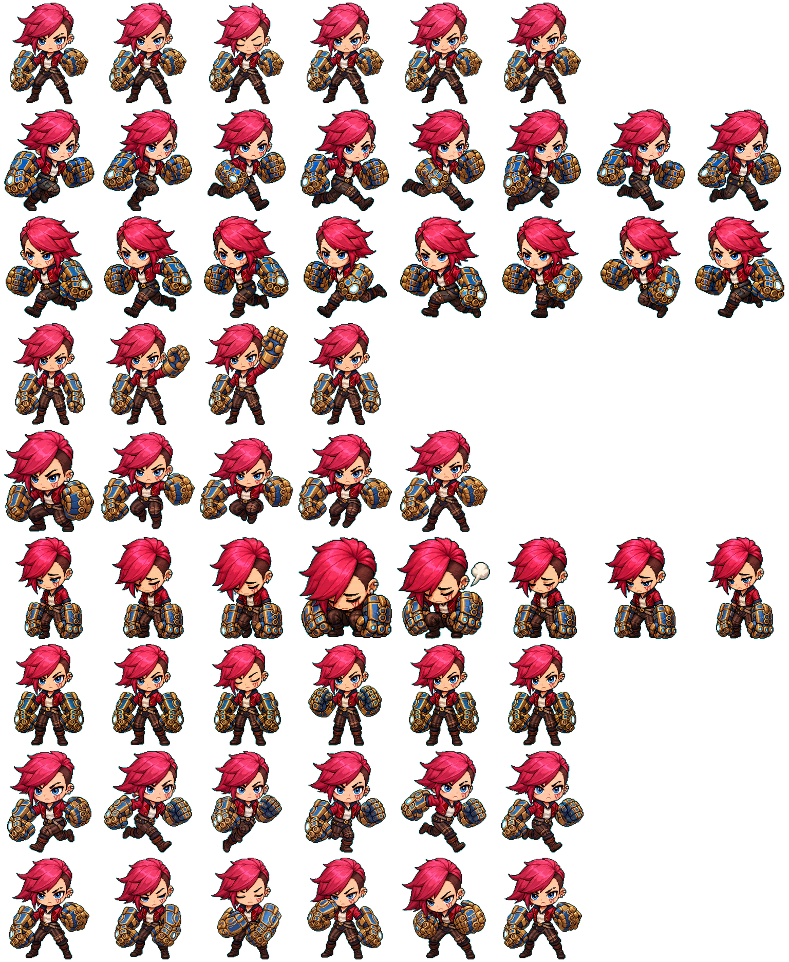 Vi spritesheet preview