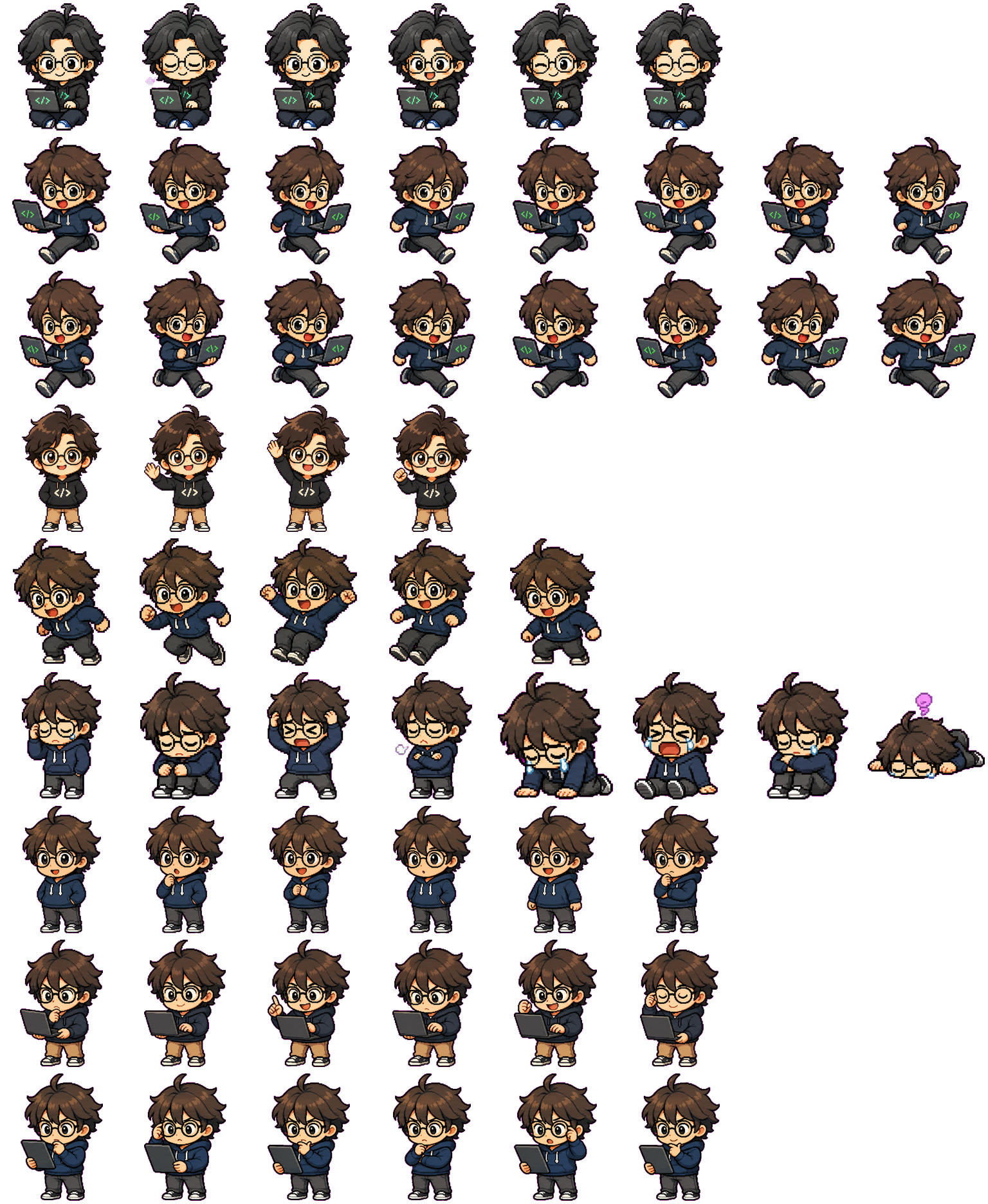 VibeCoder spritesheet preview