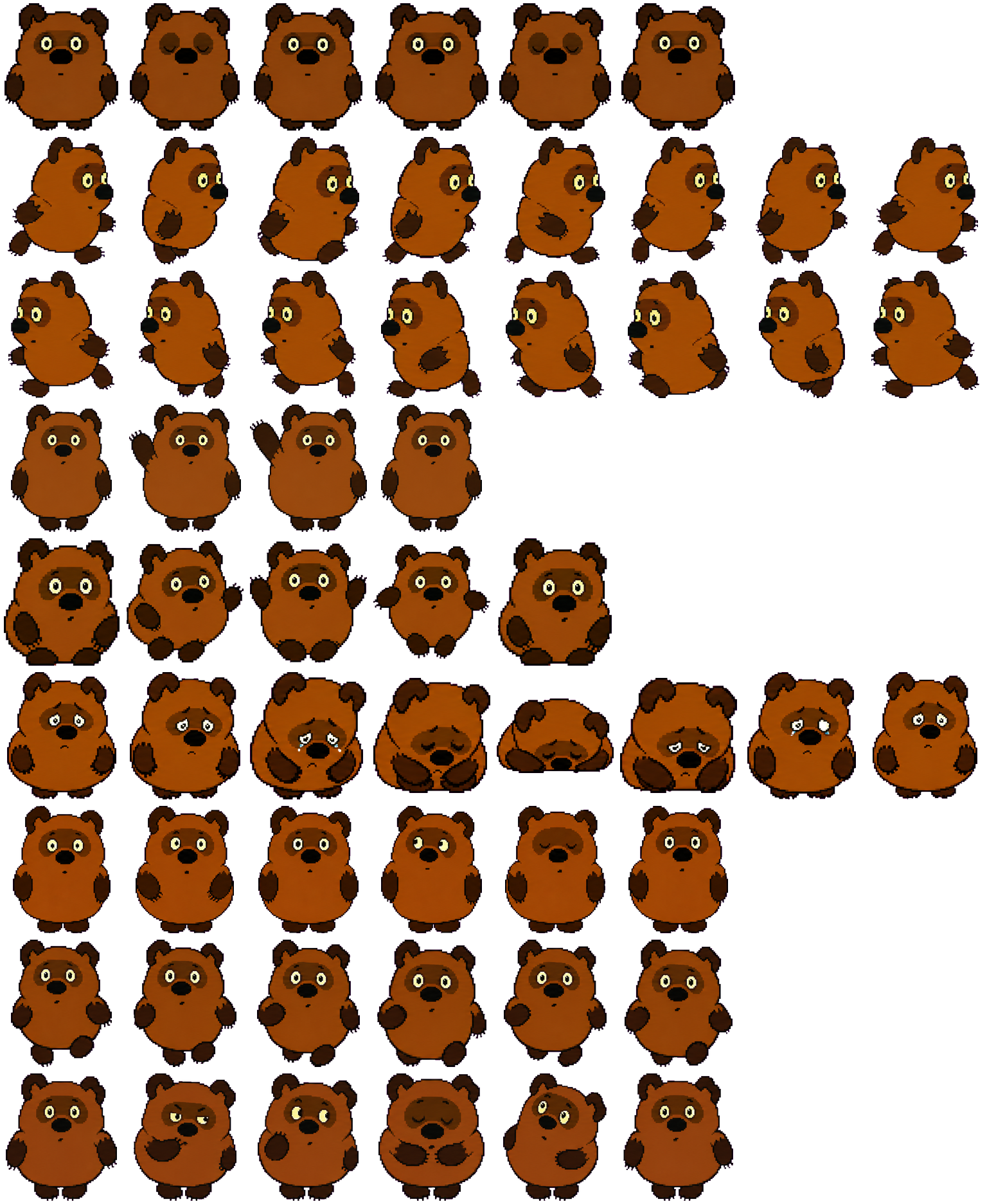 Vinni spritesheet preview