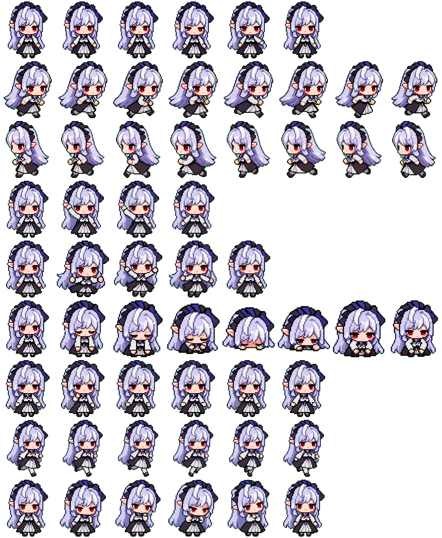 Vivian spritesheet preview