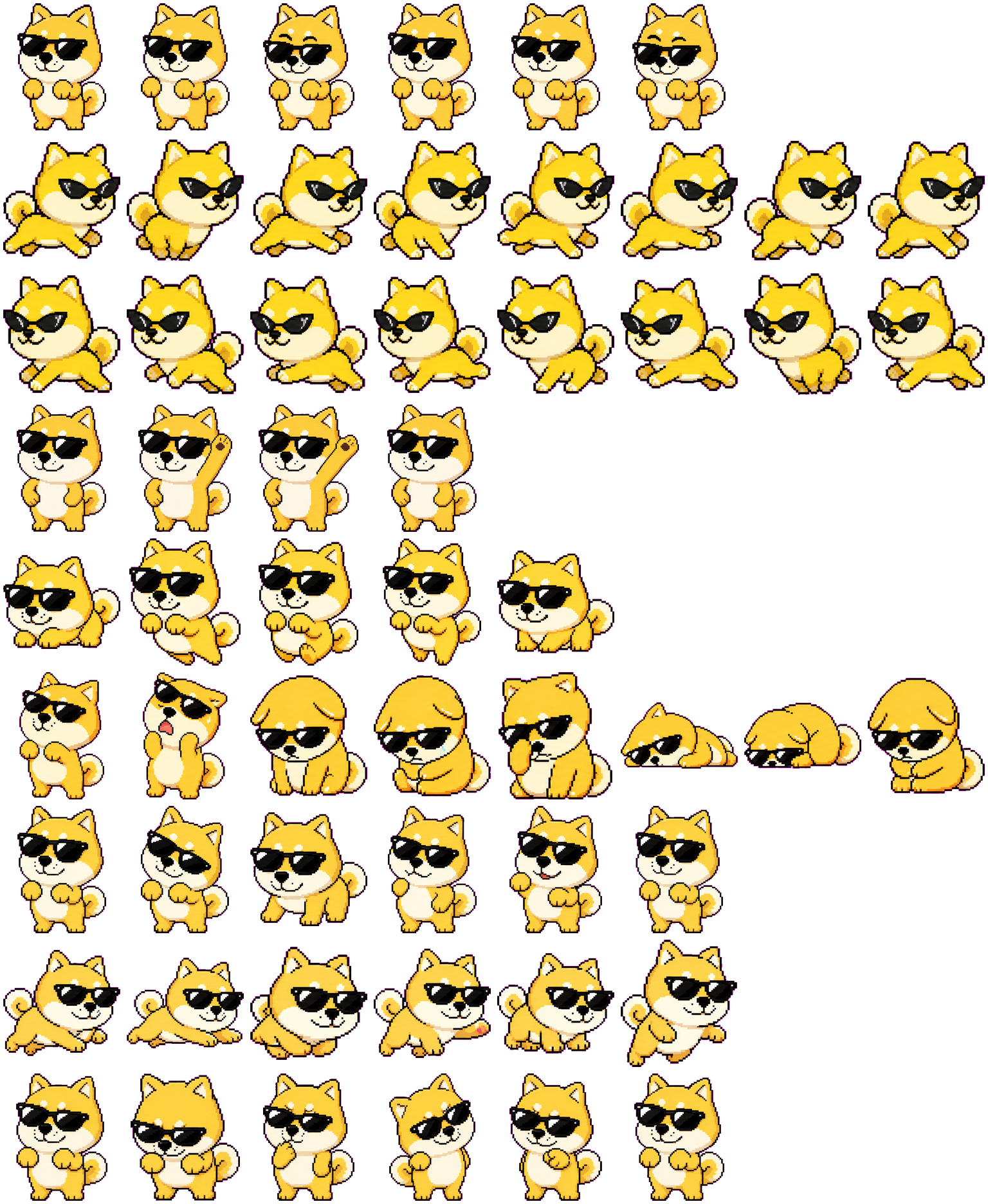 Vix spritesheet preview