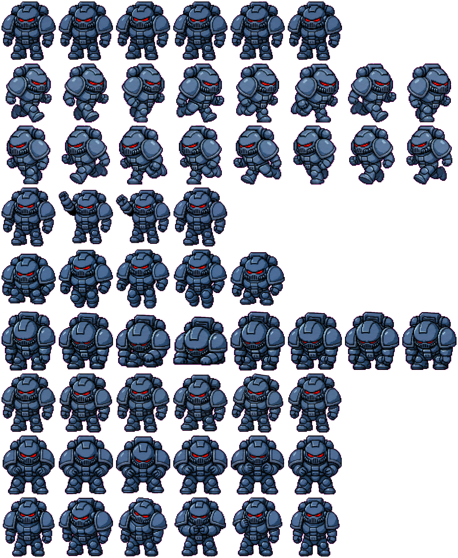 Void Marine spritesheet preview