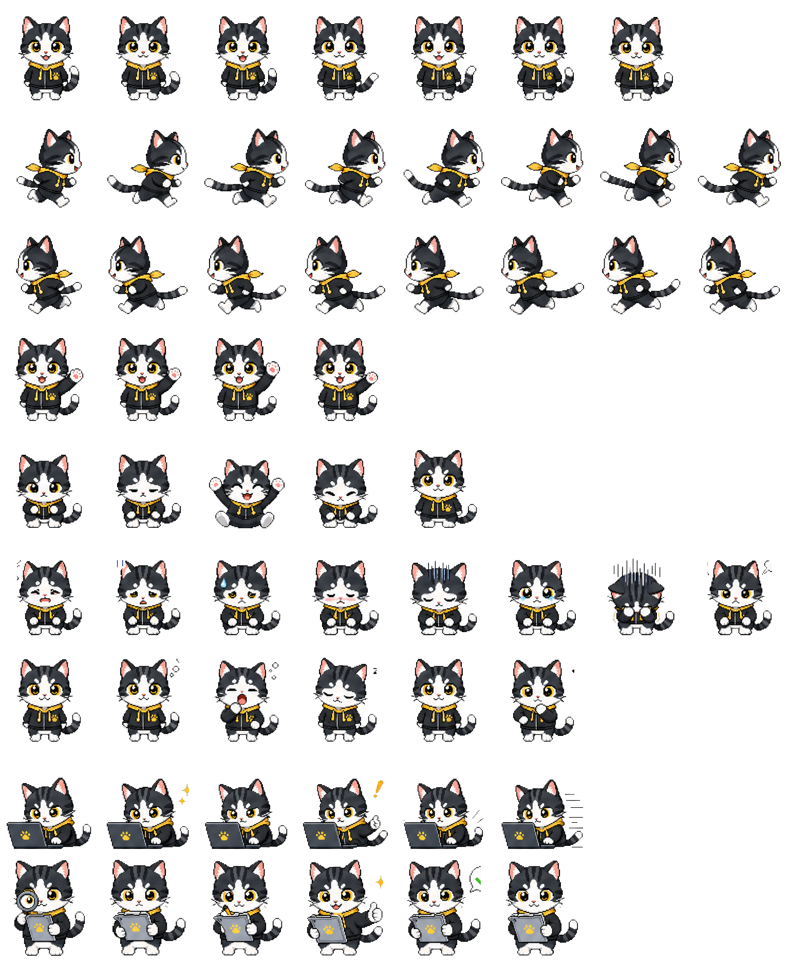 voidcat spritesheet preview