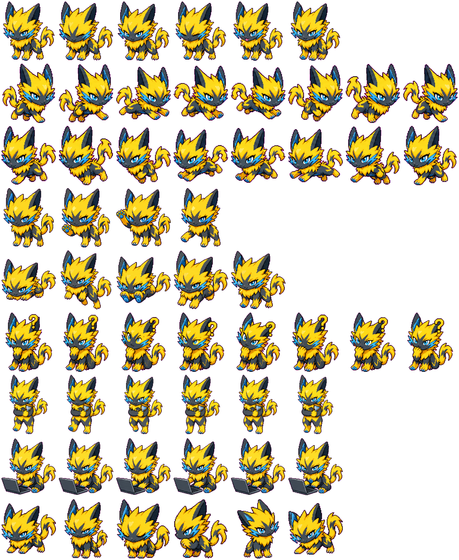 Voltkit spritesheet preview