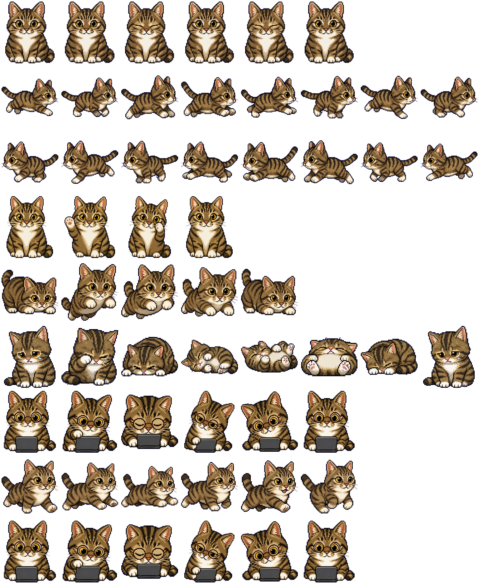 Wabi spritesheet preview
