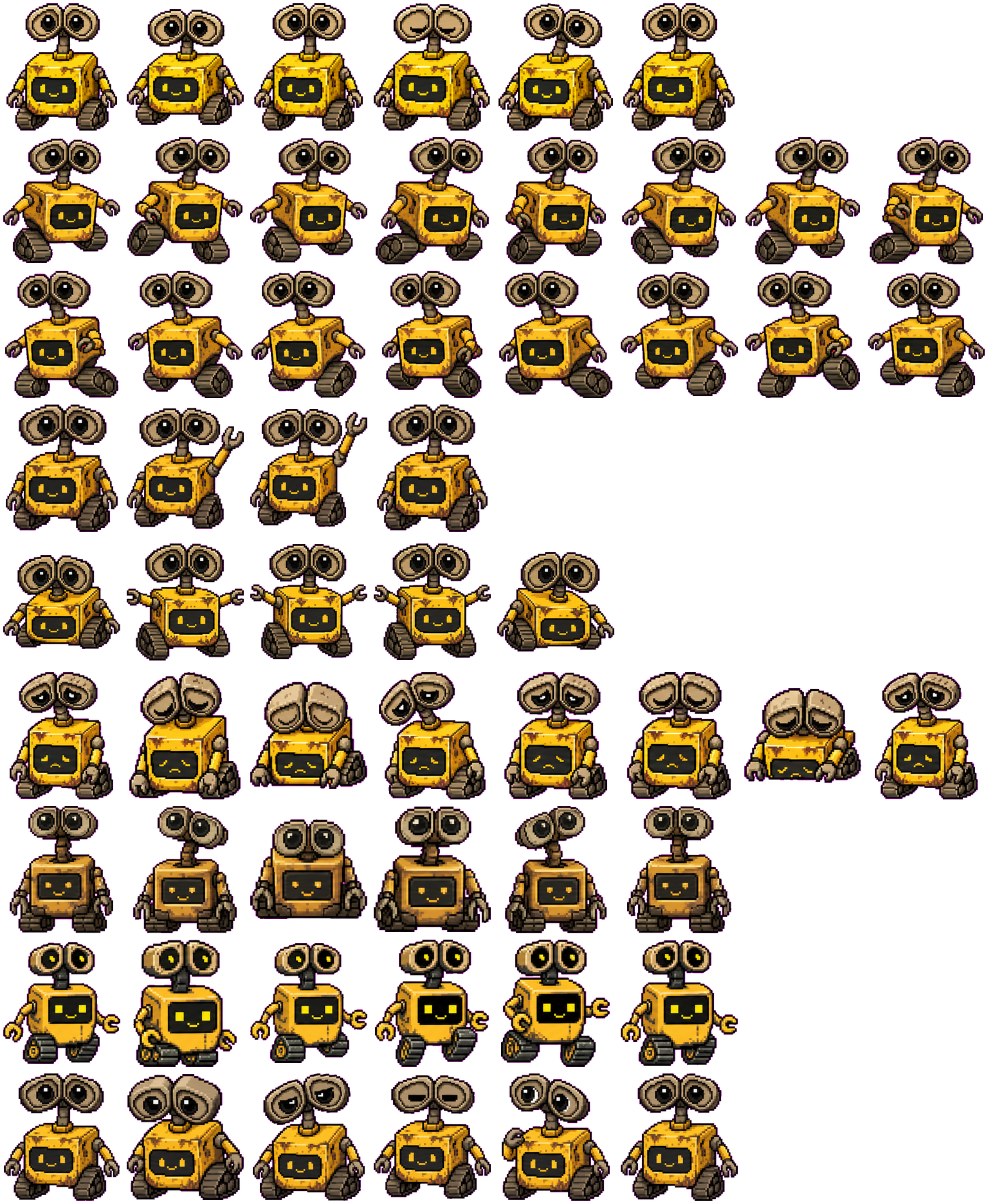 Wall-E spritesheet preview