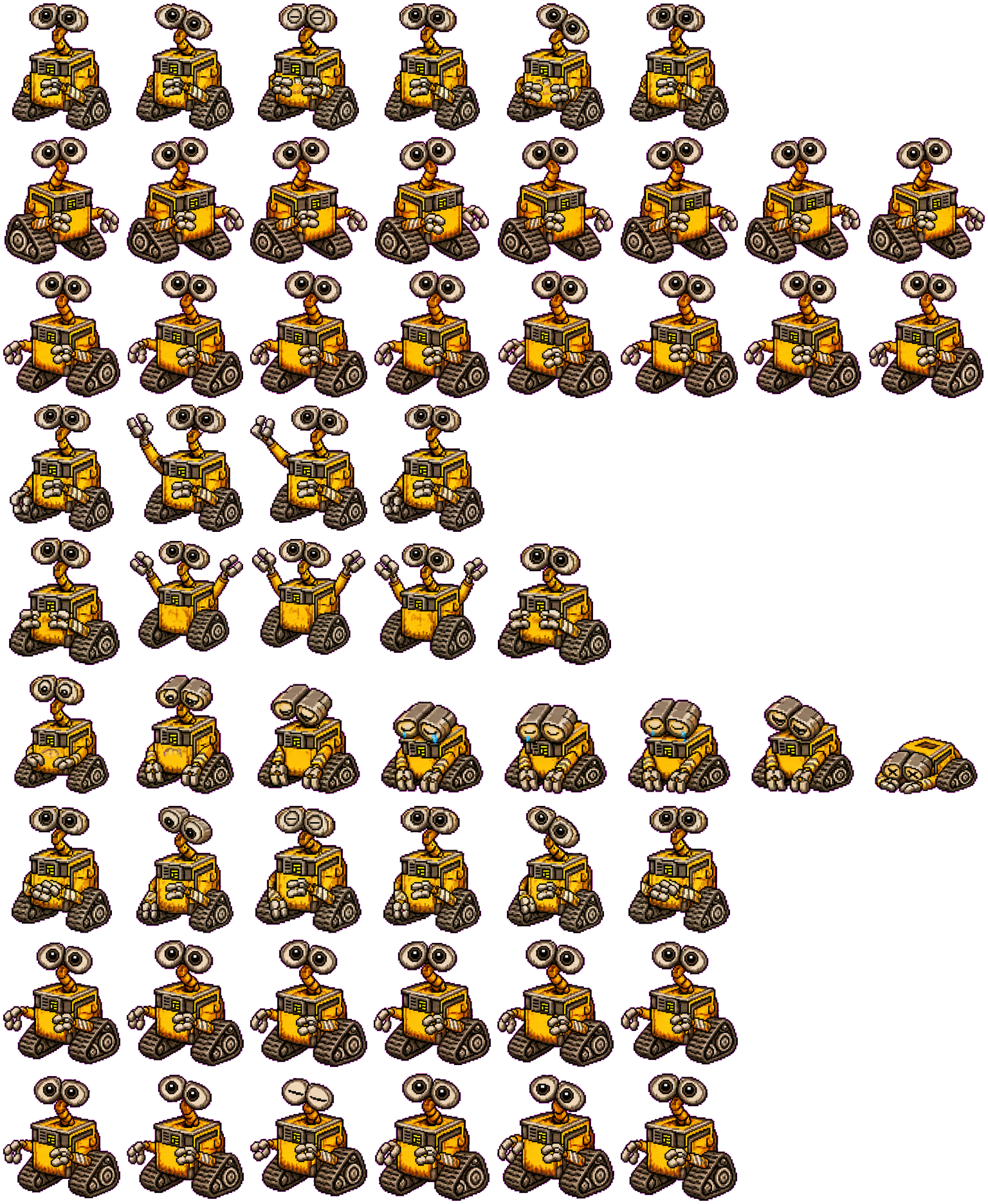 Wall-E spritesheet preview