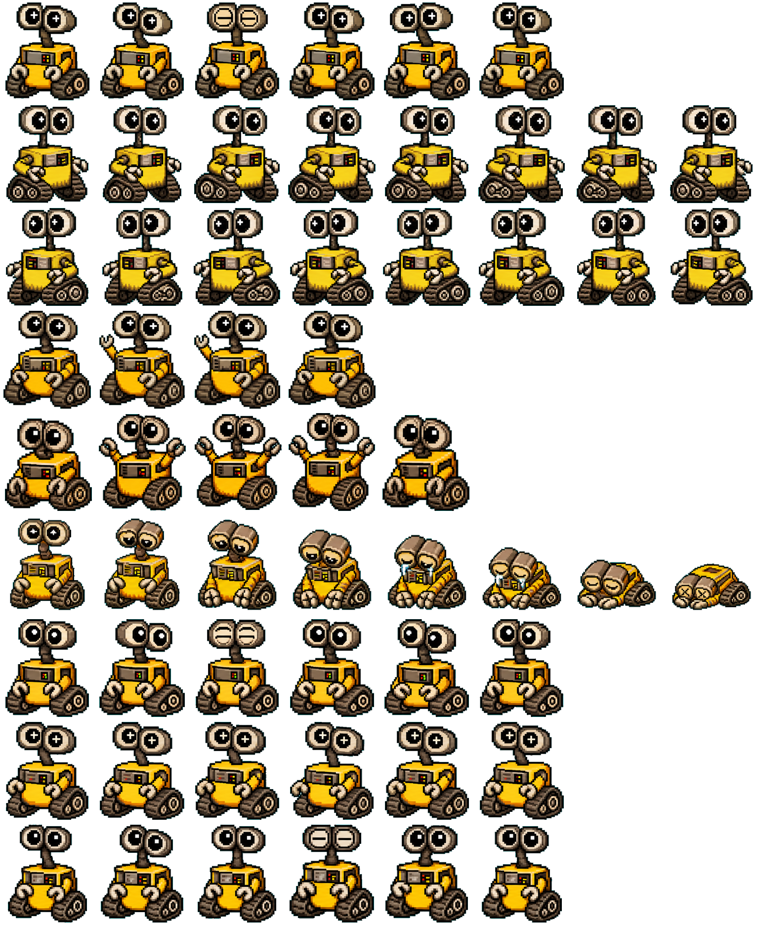 Wall-E Baby spritesheet preview