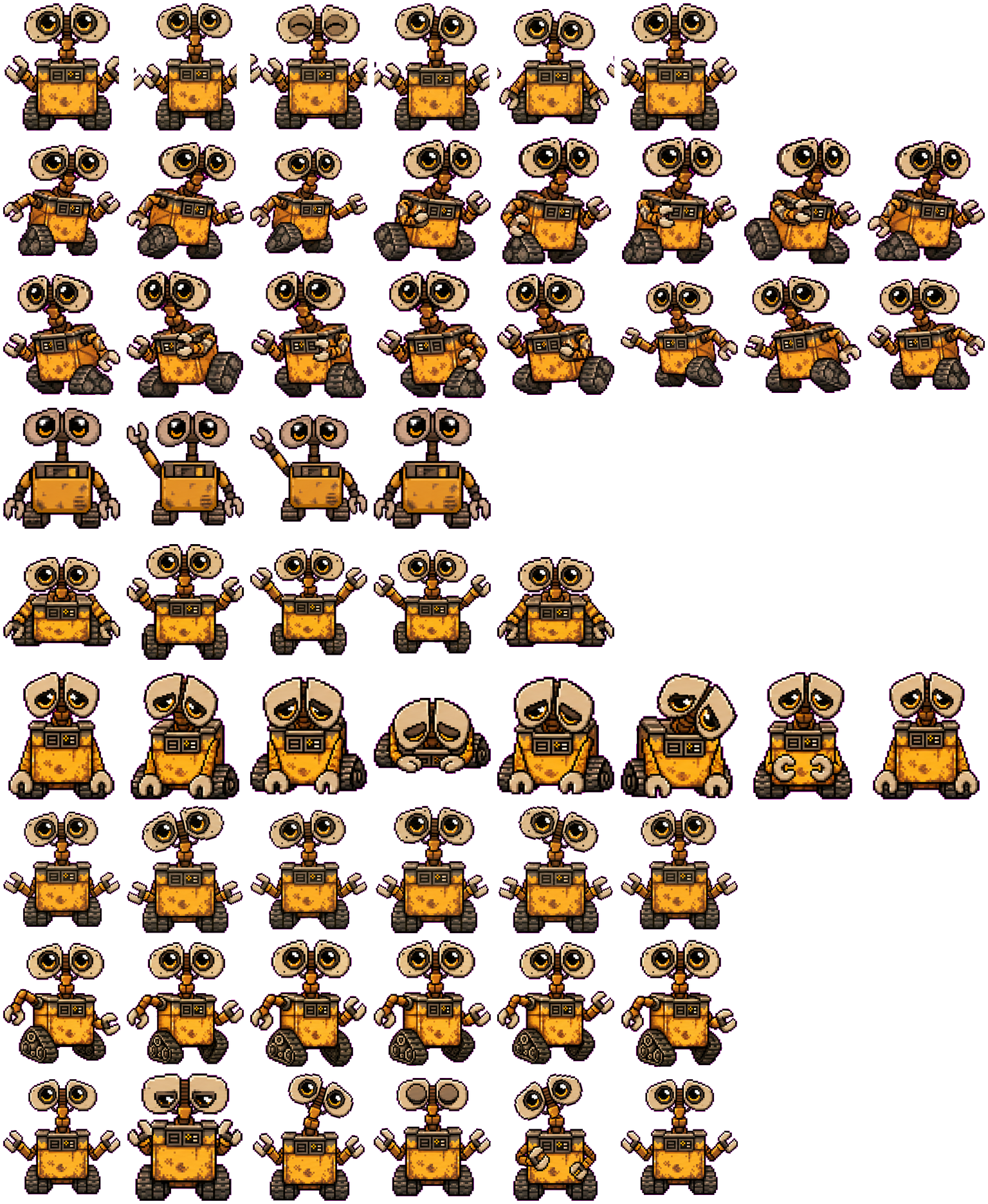 Wall-E spritesheet preview