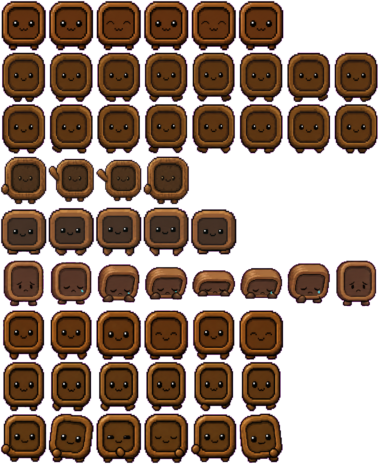 Walnut Folio Button Codex Pet アニメーションデスクトップペットのプレビュー